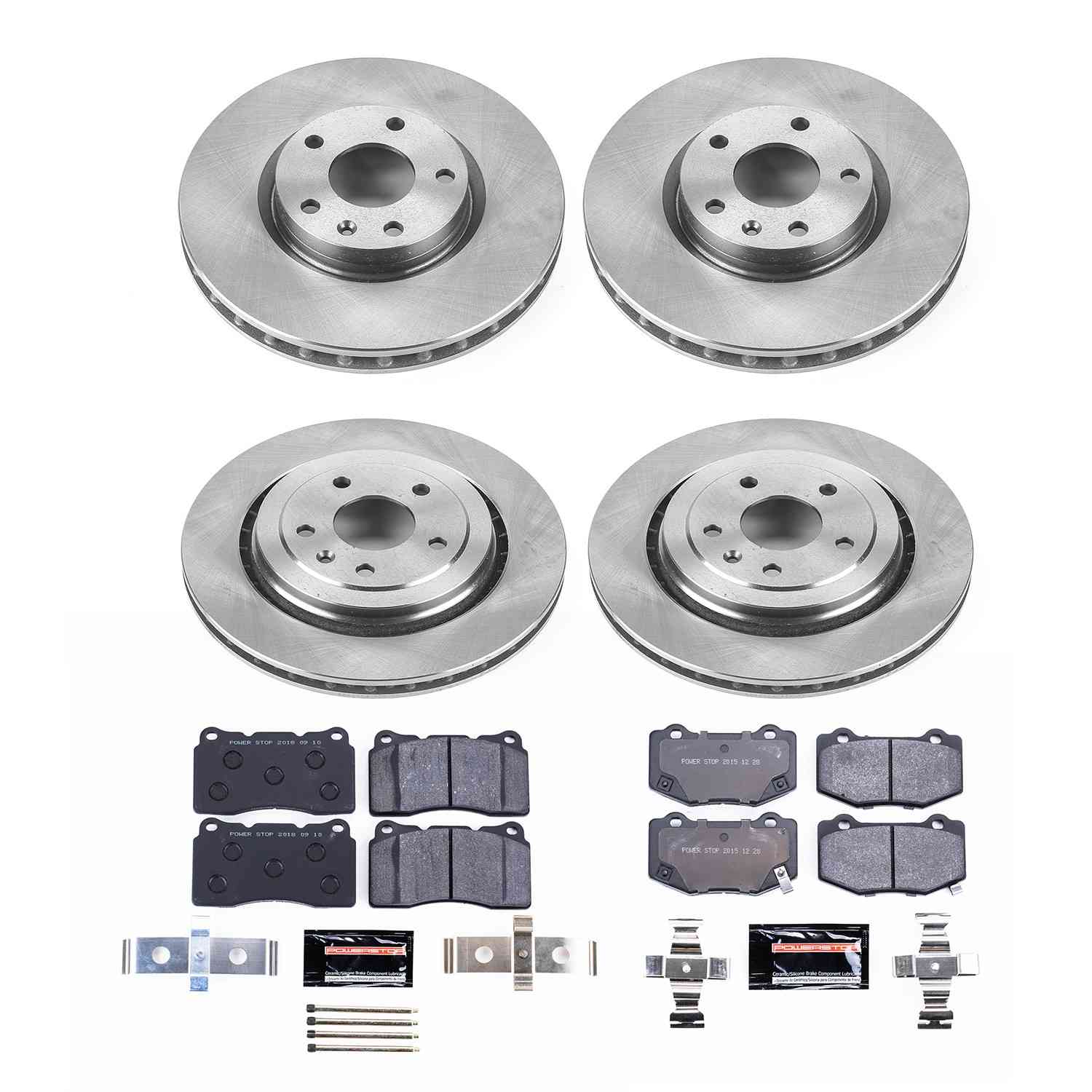 Power Stop 15-19 Chevrolet Corvette Front & Rear Track Day Brake Kit
