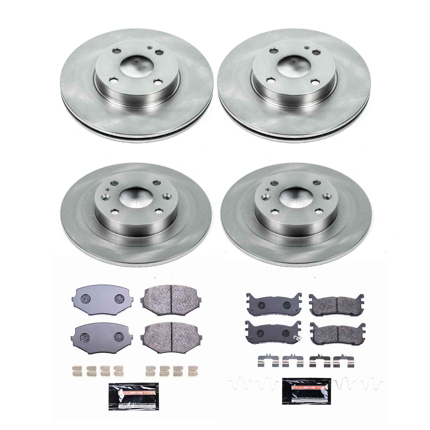 Power Stop 94-97 Mazda Miata Front & Rear Track Day Brake Kit