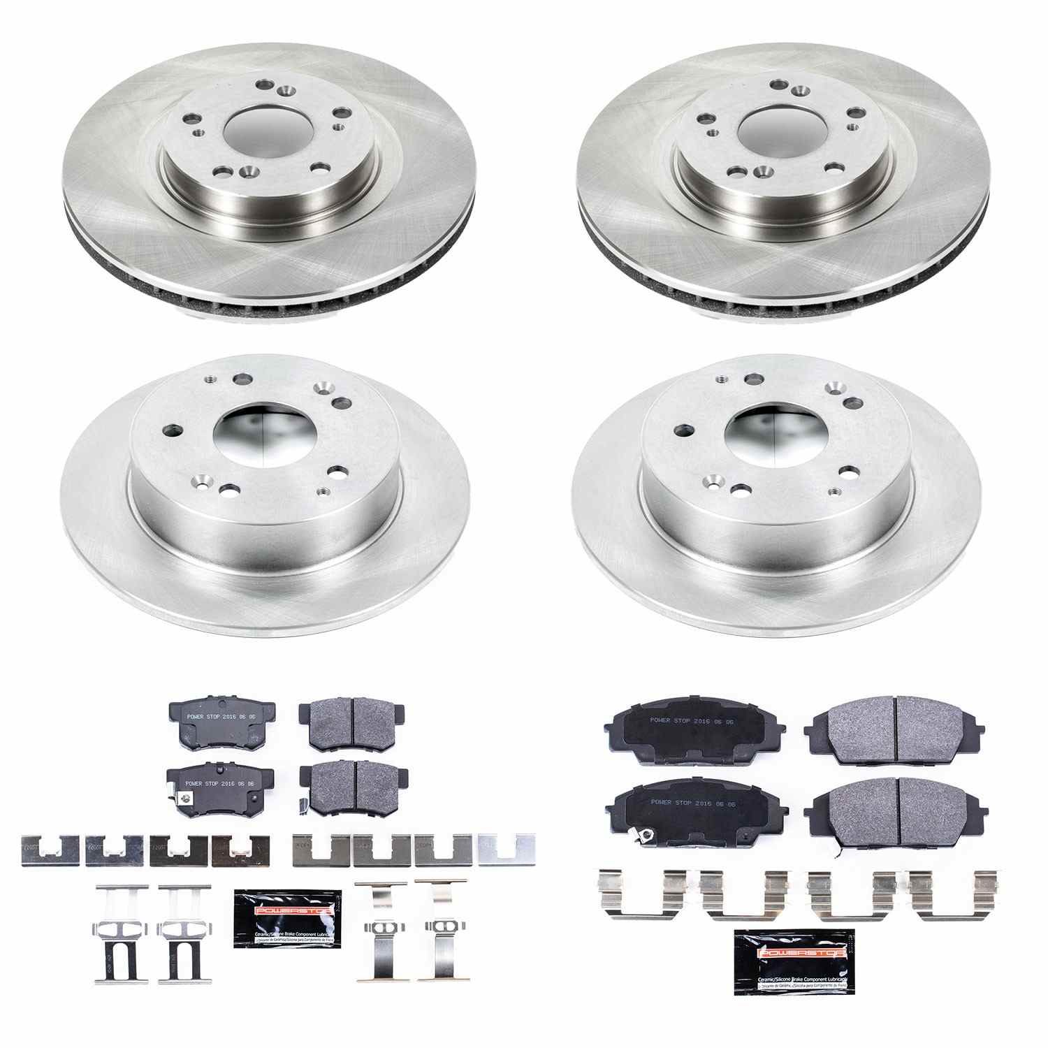 Power Stop 02-06 Acura RSX Front & Rear Track Day SPEC Brake Kit