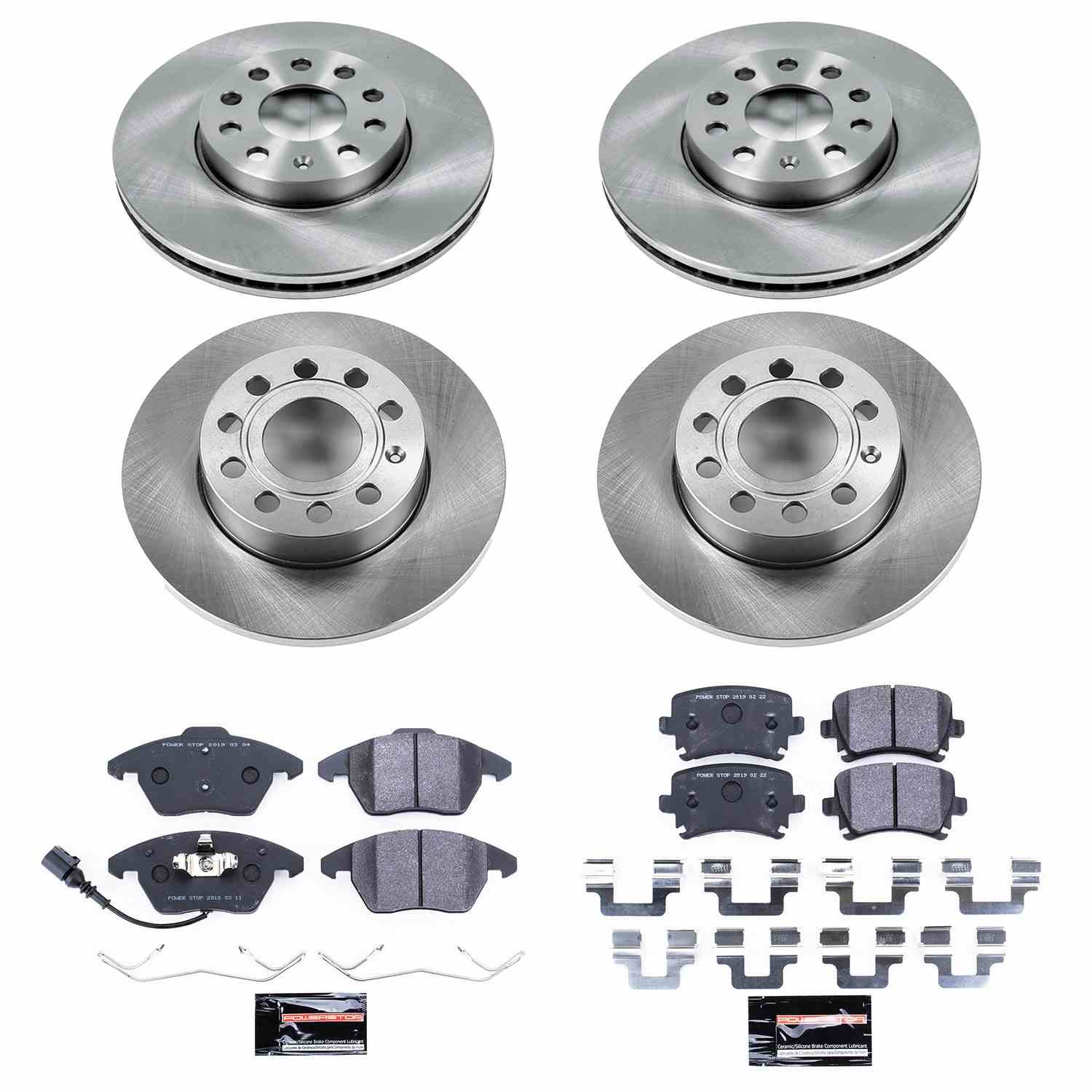 Power Stop 05-10 Volkswagen Jetta Front & Rear Track Day SPEC Brake Kit