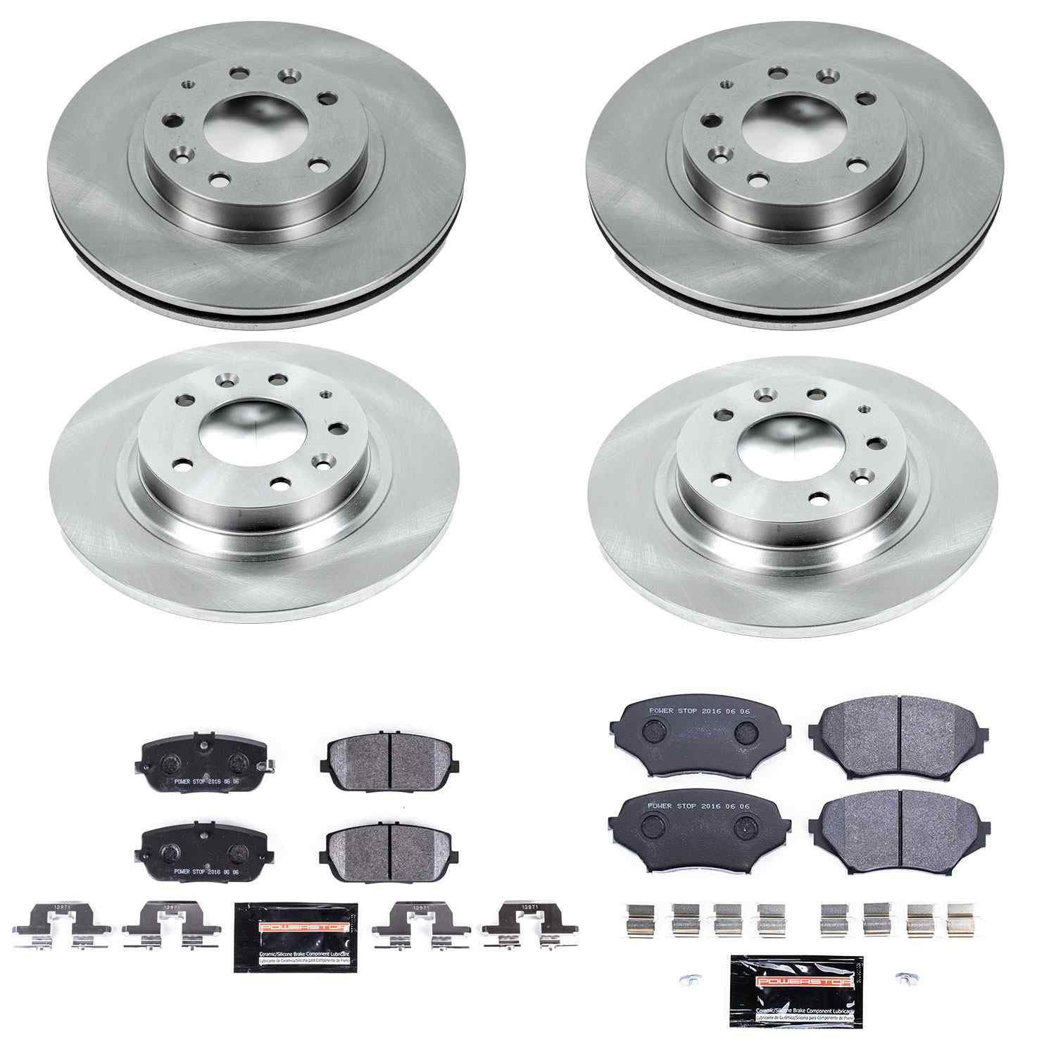 Power Stop 06-15 Mazda MX-5 Miata Front & Rear Track Day SPEC Brake Kit
