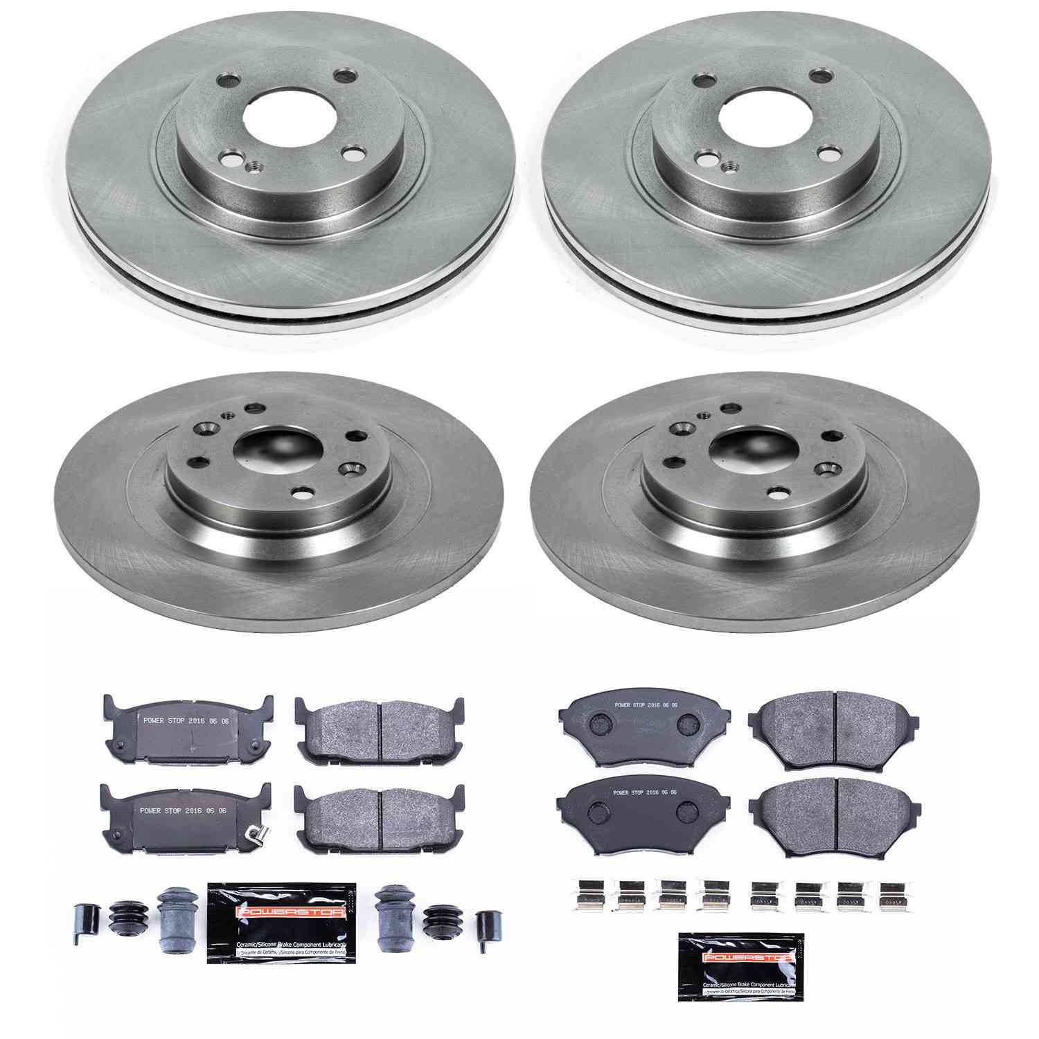 Power Stop 01-05 Mazda Miata Front & Rear Track Day SPEC Brake Kit