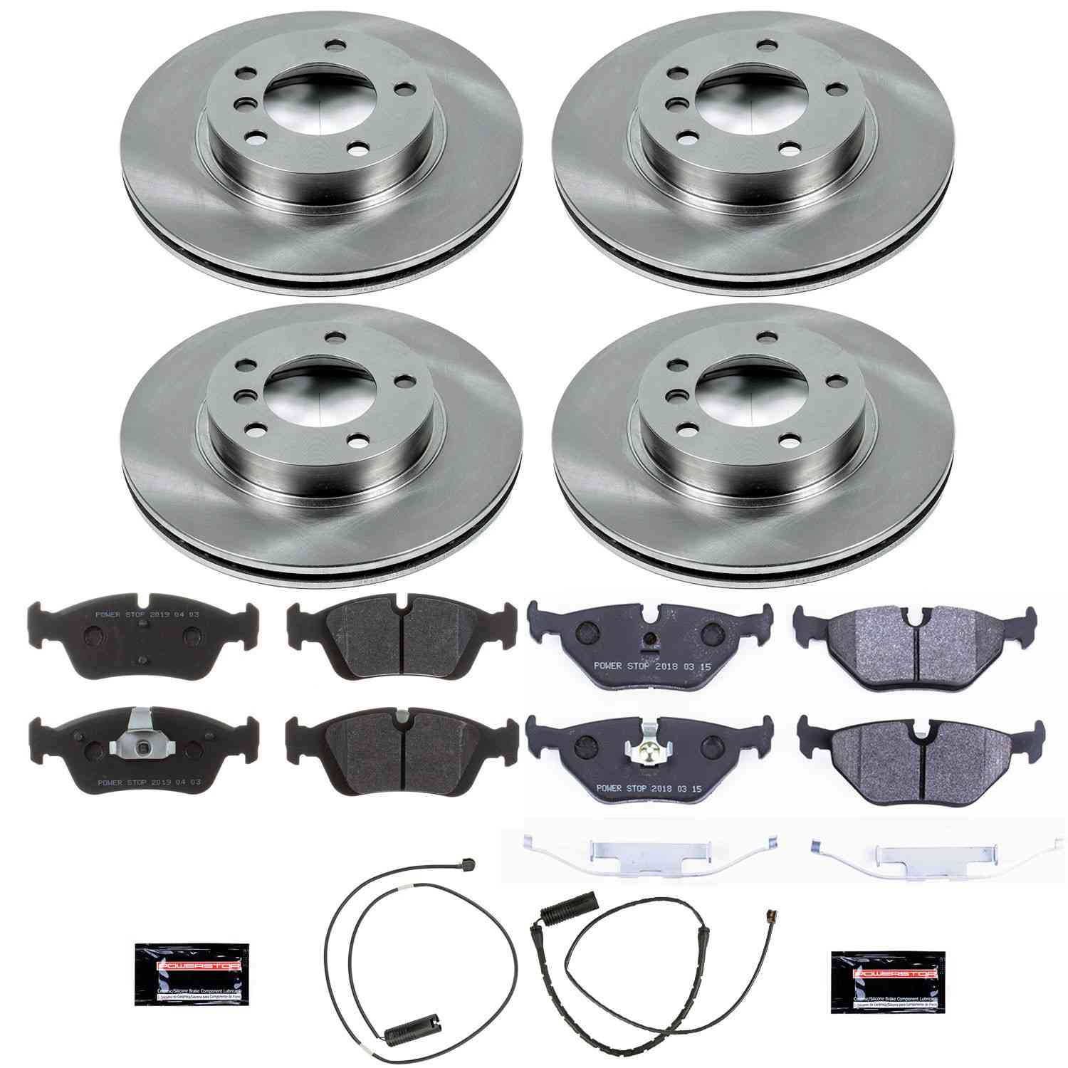 Power Stop 97-02 BMW Z3 Front & Rear Track Day SPEC Brake Kit