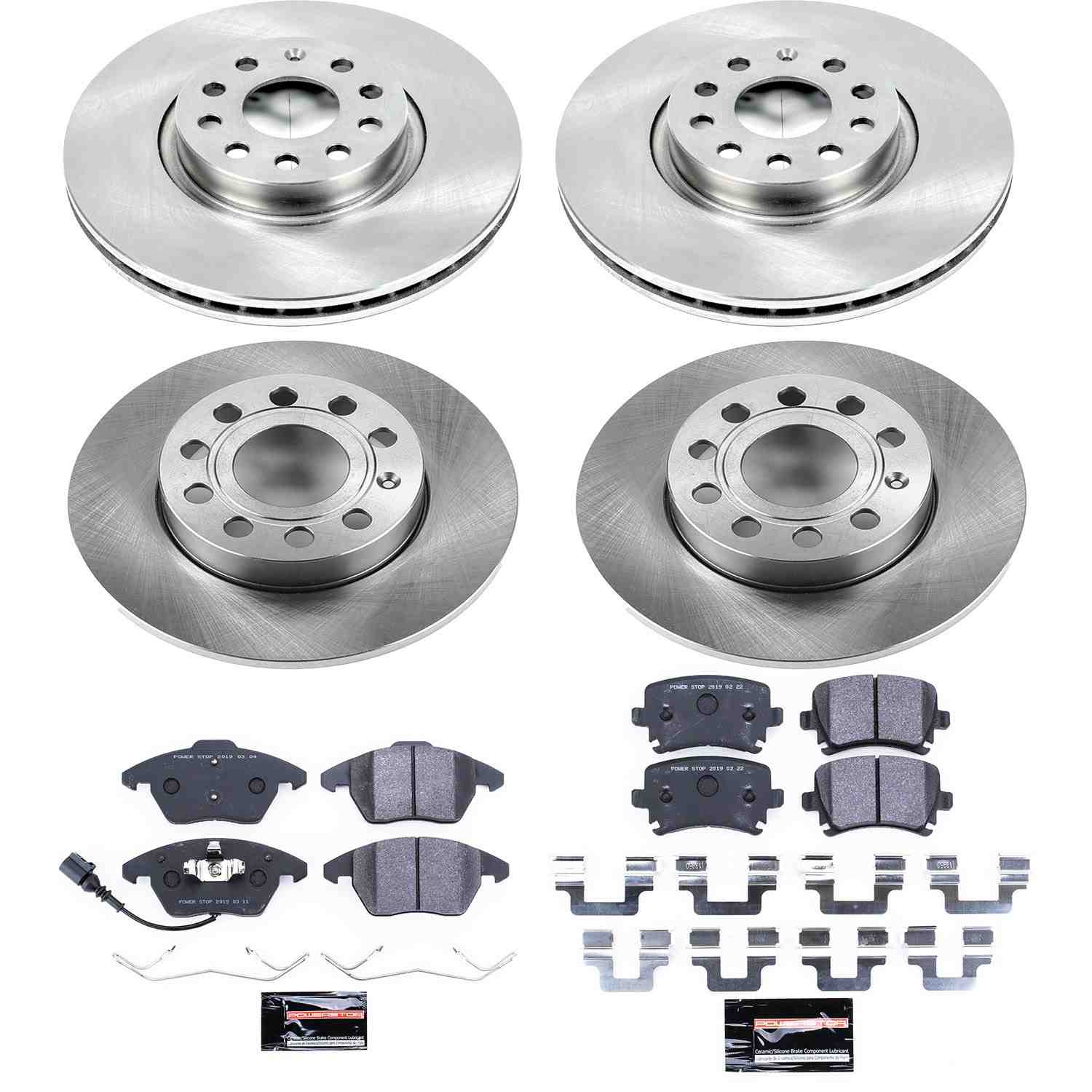 Power Stop 2008 Audi A3 Front & Rear Track Day SPEC Brake Kit