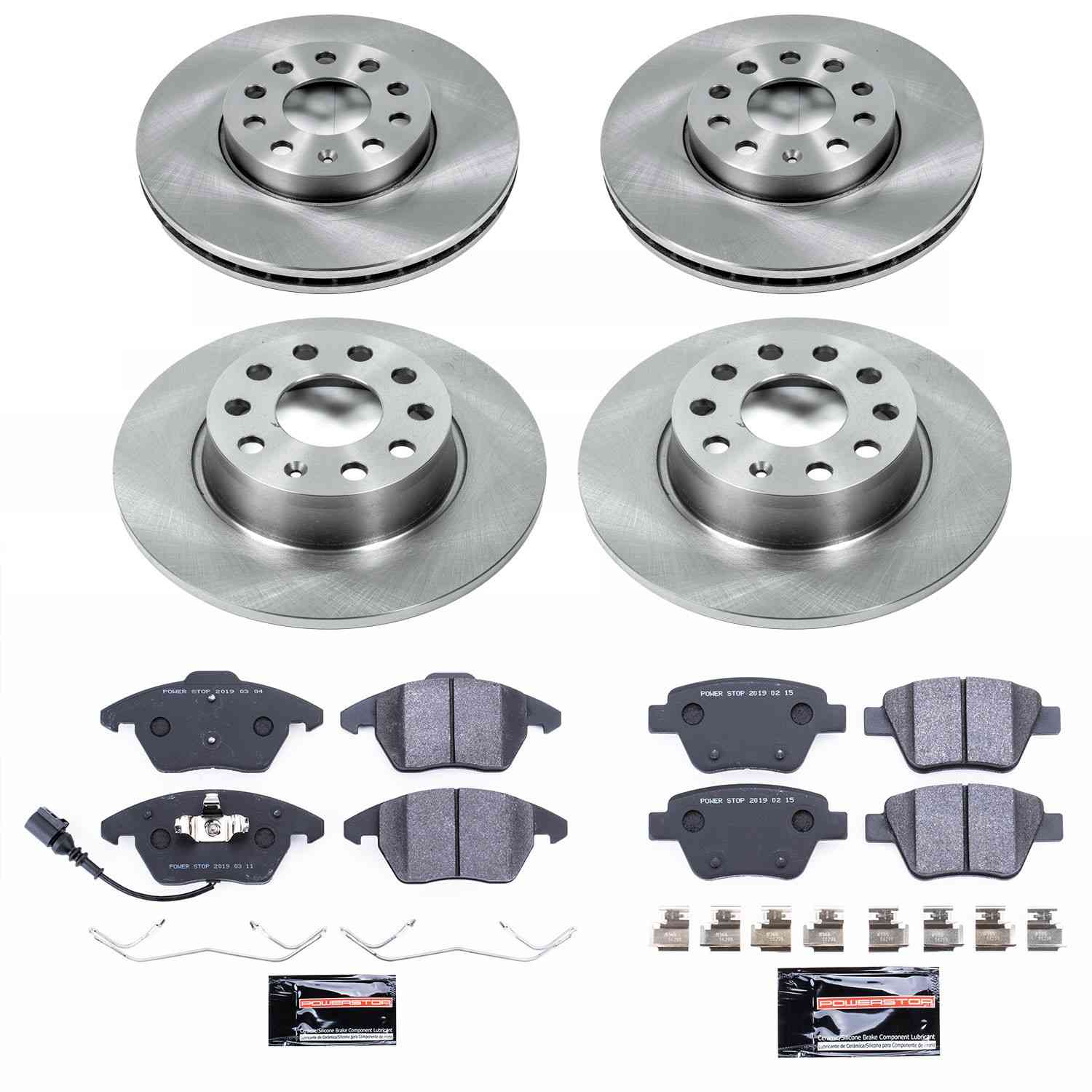 Power Stop 2012 Volkswagen Beetle Front & Rear Track Day SPEC Brake Kit