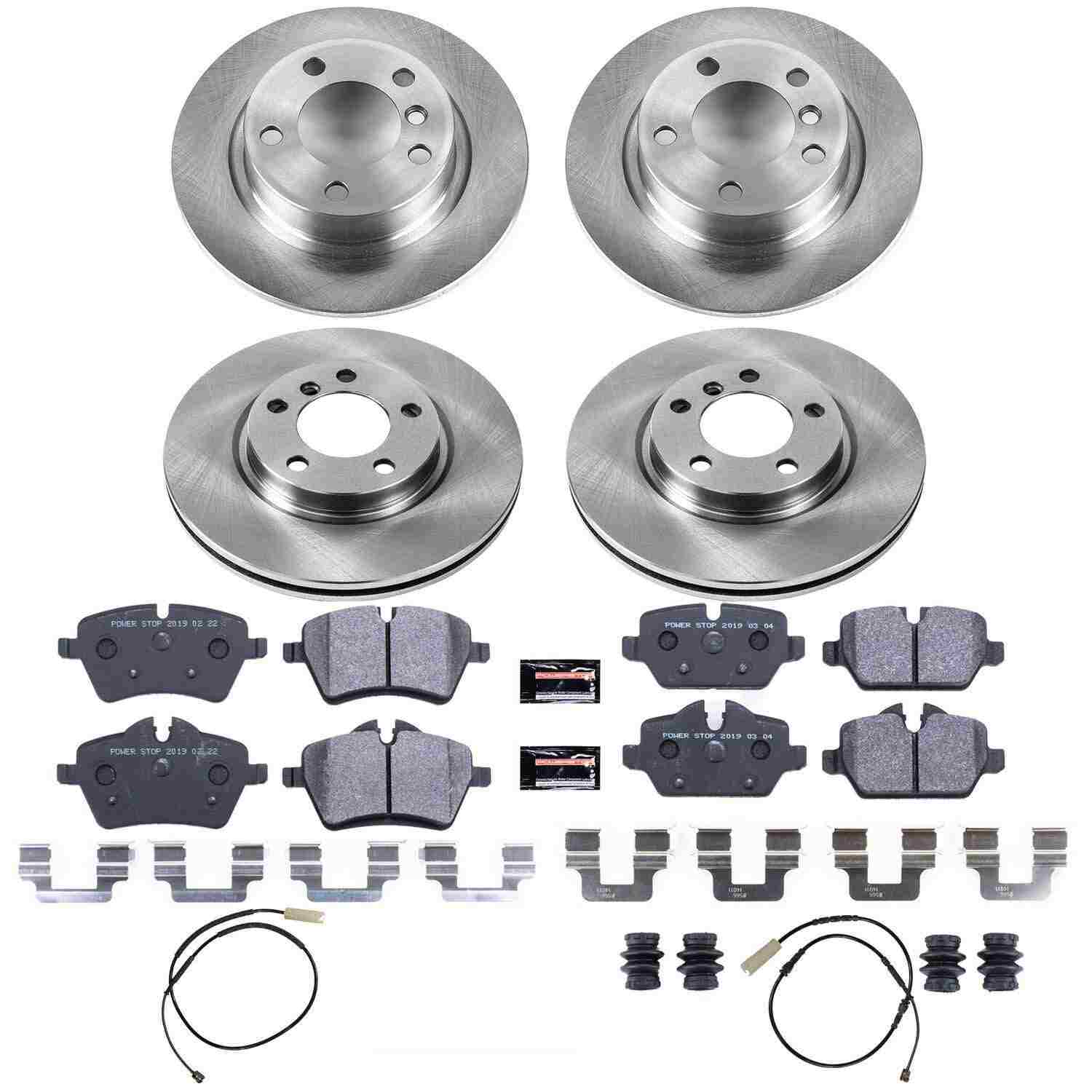 Power Stop 11-16 Mini Cooper Countryman Front & Rear Track Day SPEC Brake Kit