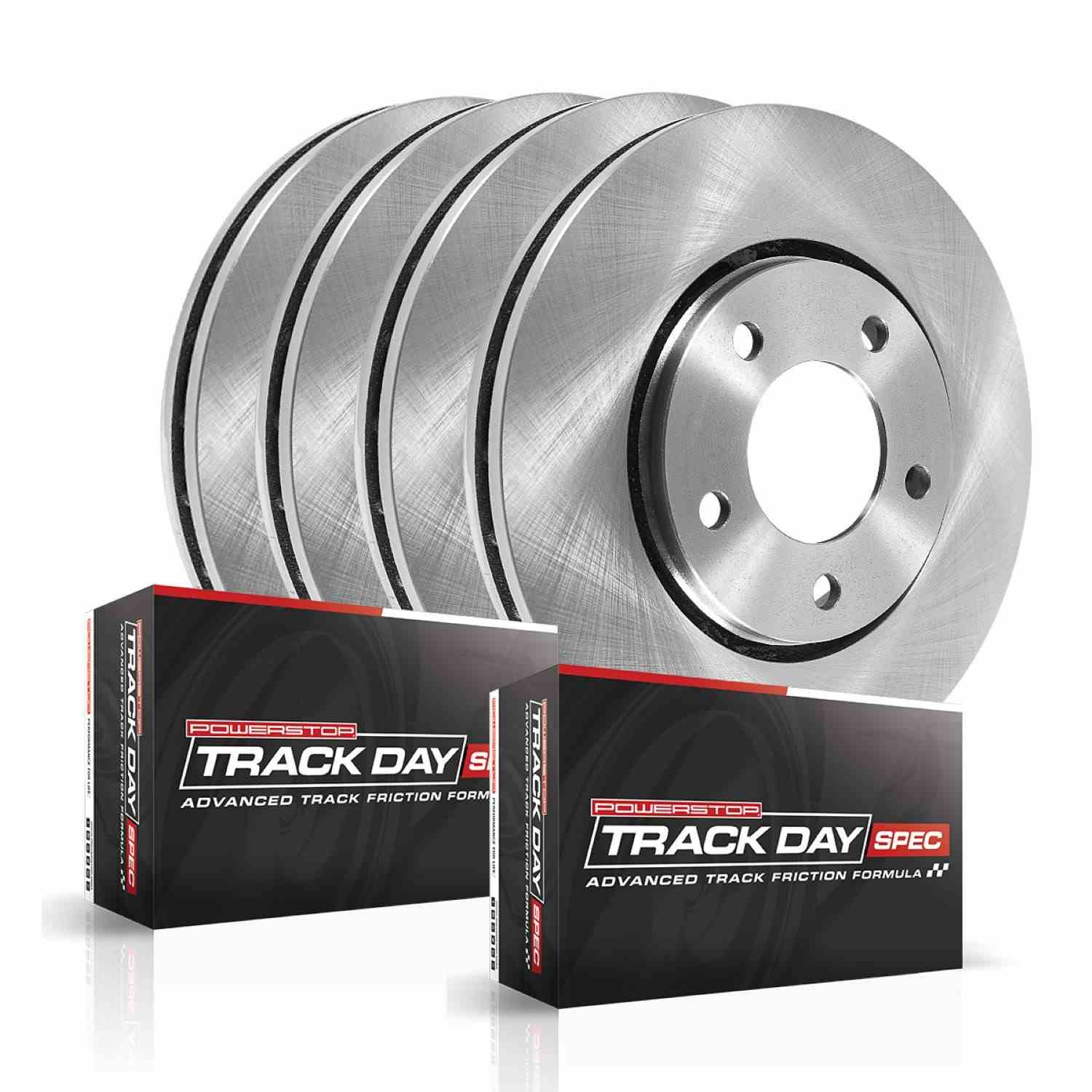 Power Stop 17-19 Fiat 124 Spider Front & Rear Track Day SPEC Brake Kit