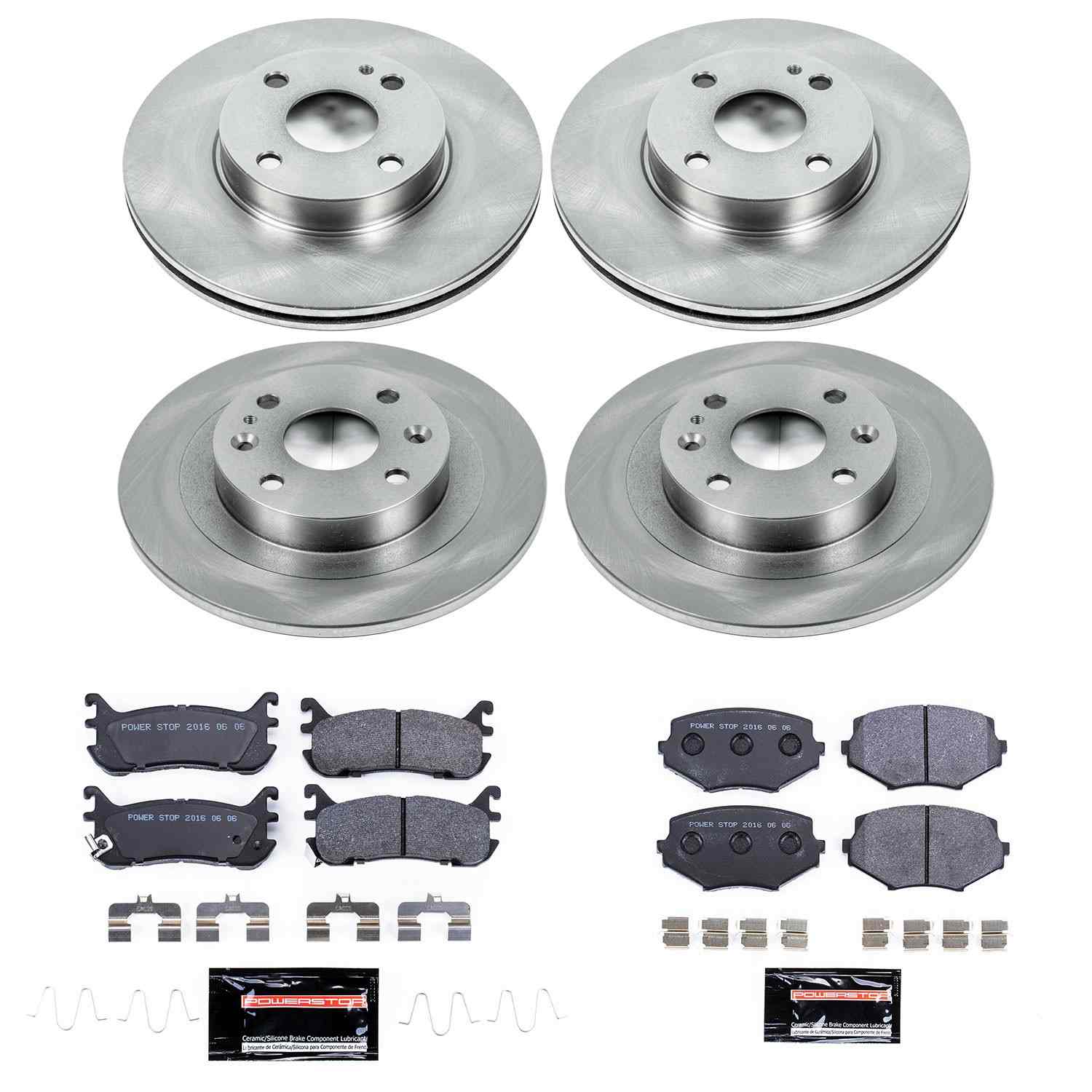 Power Stop 94-97 Mazda Miata Front & Rear Track Day SPEC Brake Kit
