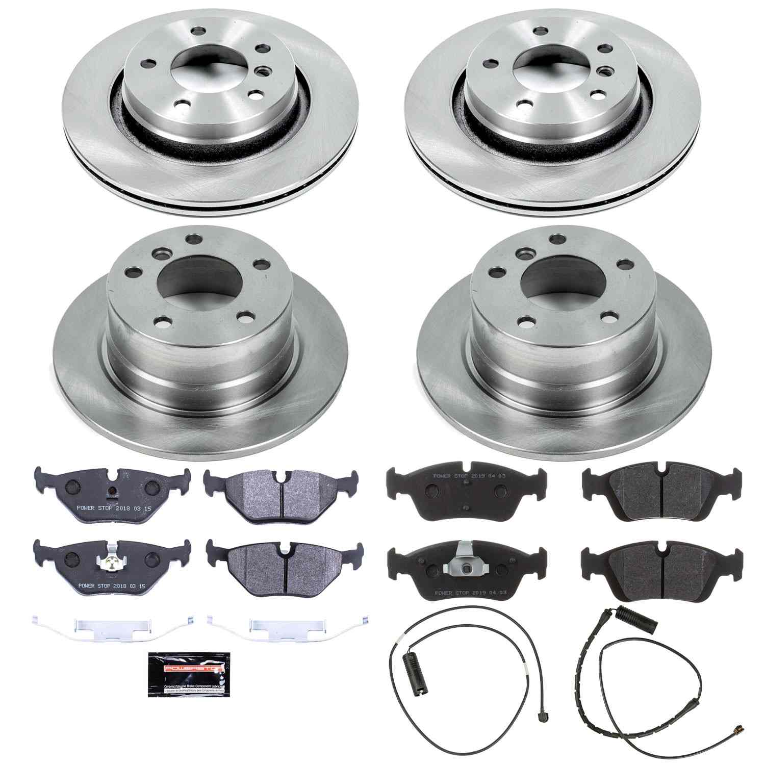 Power Stop 01-02 BMW Z3 Front & Rear Track Day SPEC Brake Kit