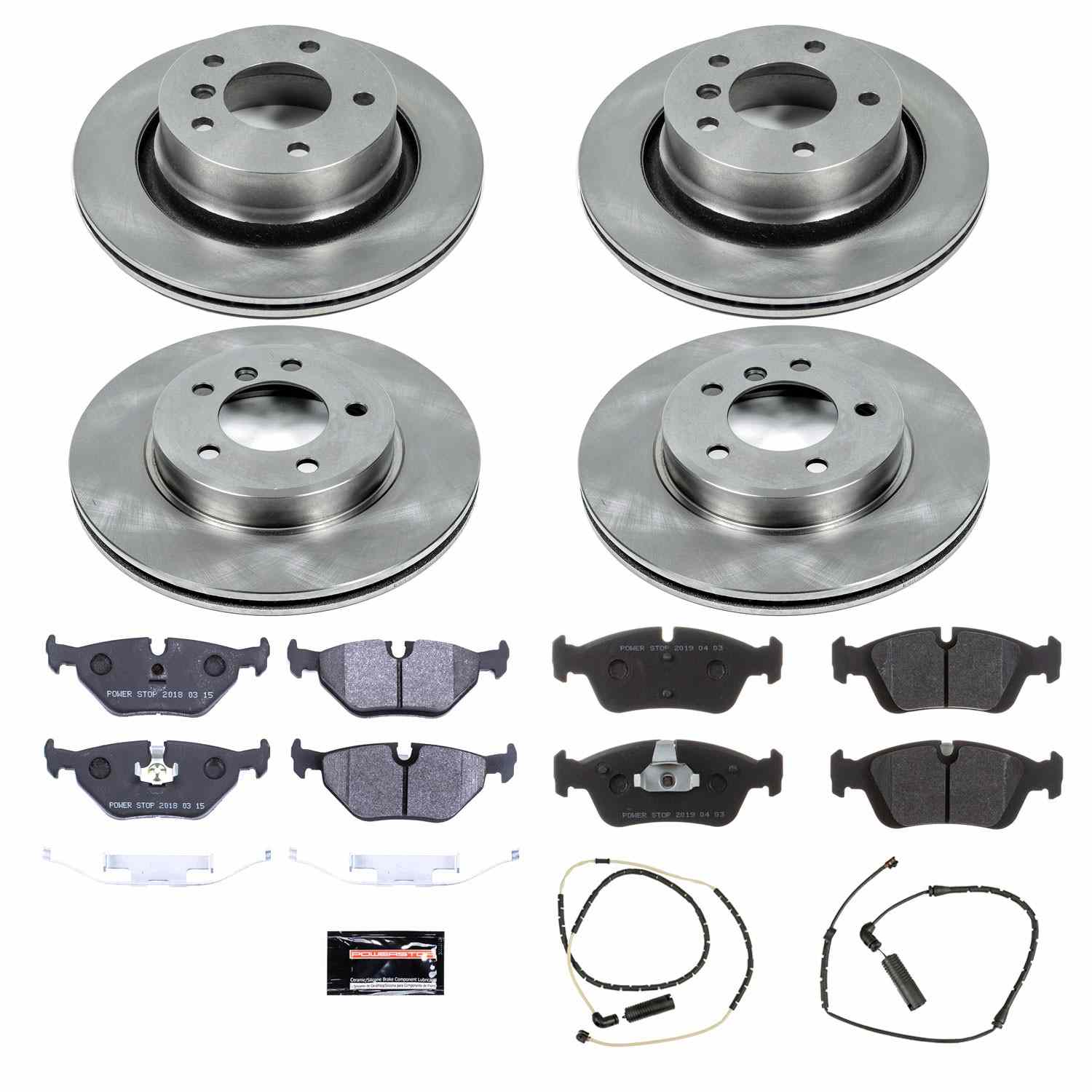 Power Stop 03-08 BMW Z4 Front & Rear Track Day SPEC Brake Kit