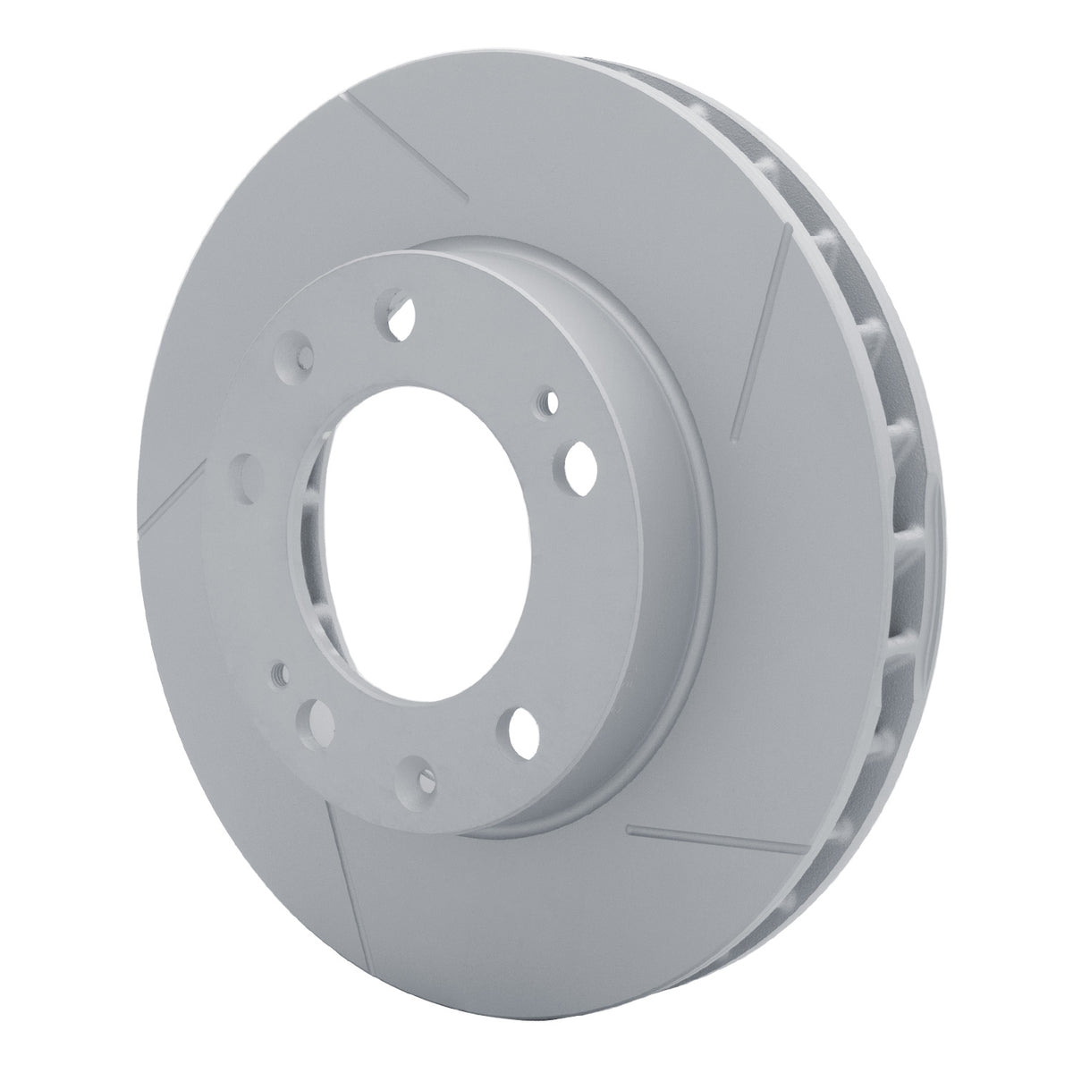 R1 82-85 Porsche 928 Right Front Slotted Carbon Alloy GeoMET Rotor