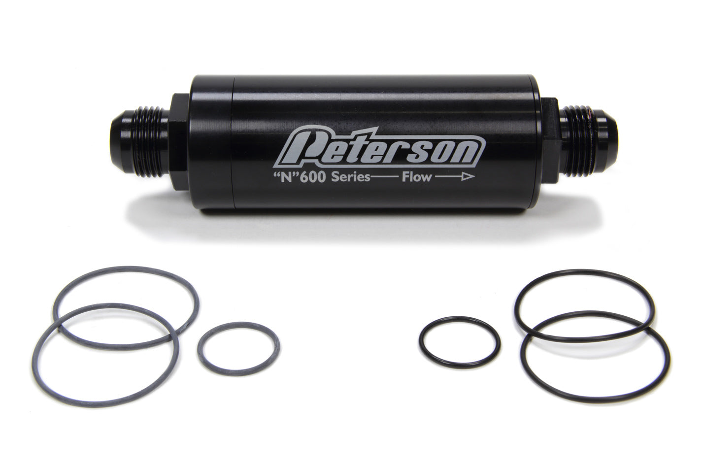 Peterson Fluid Systems Fuel Filter -12AN 45 Micron Ball Valve