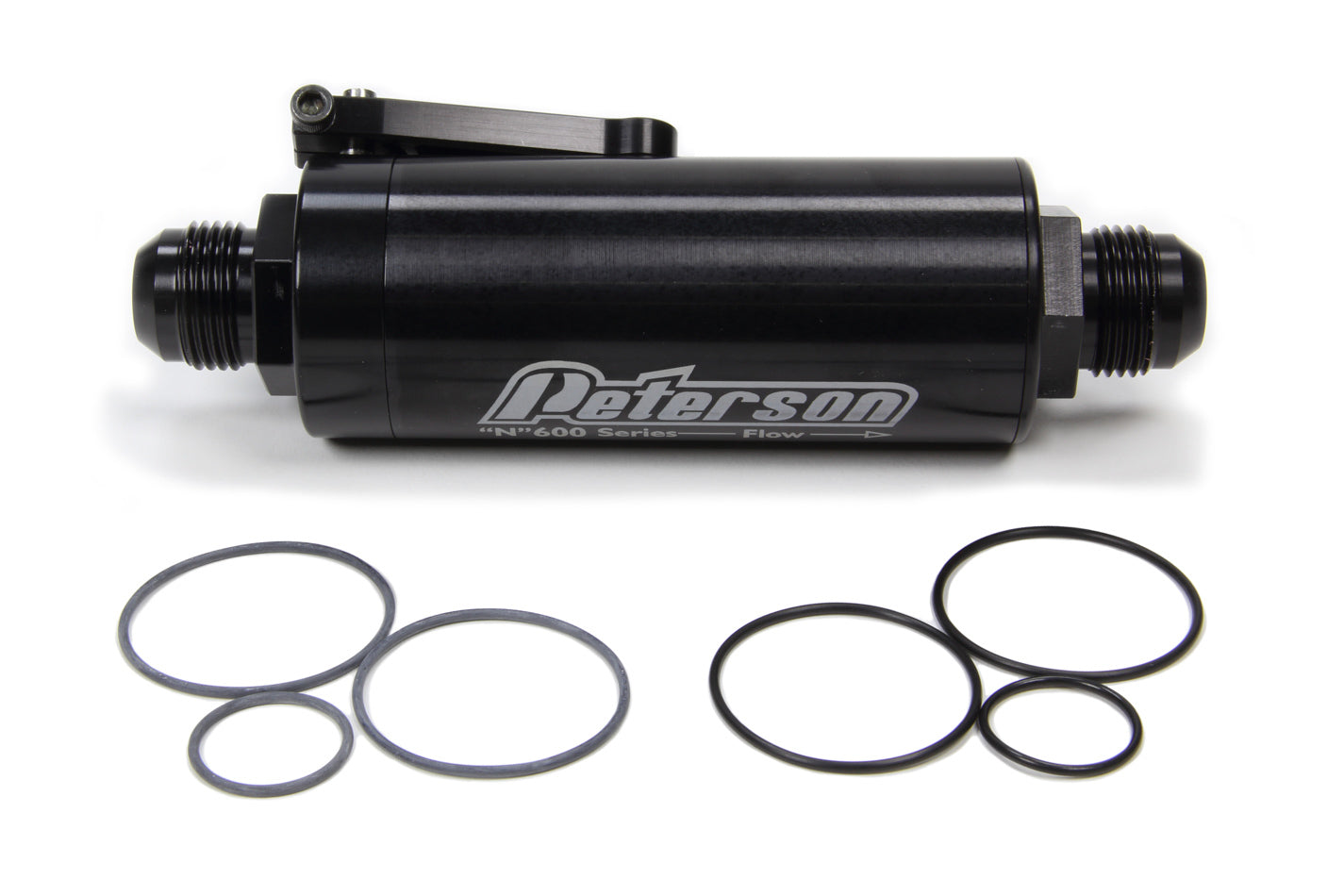 Peterson Fluid Systems Fuel Filter -12AN 100 Micron Ball Valve
