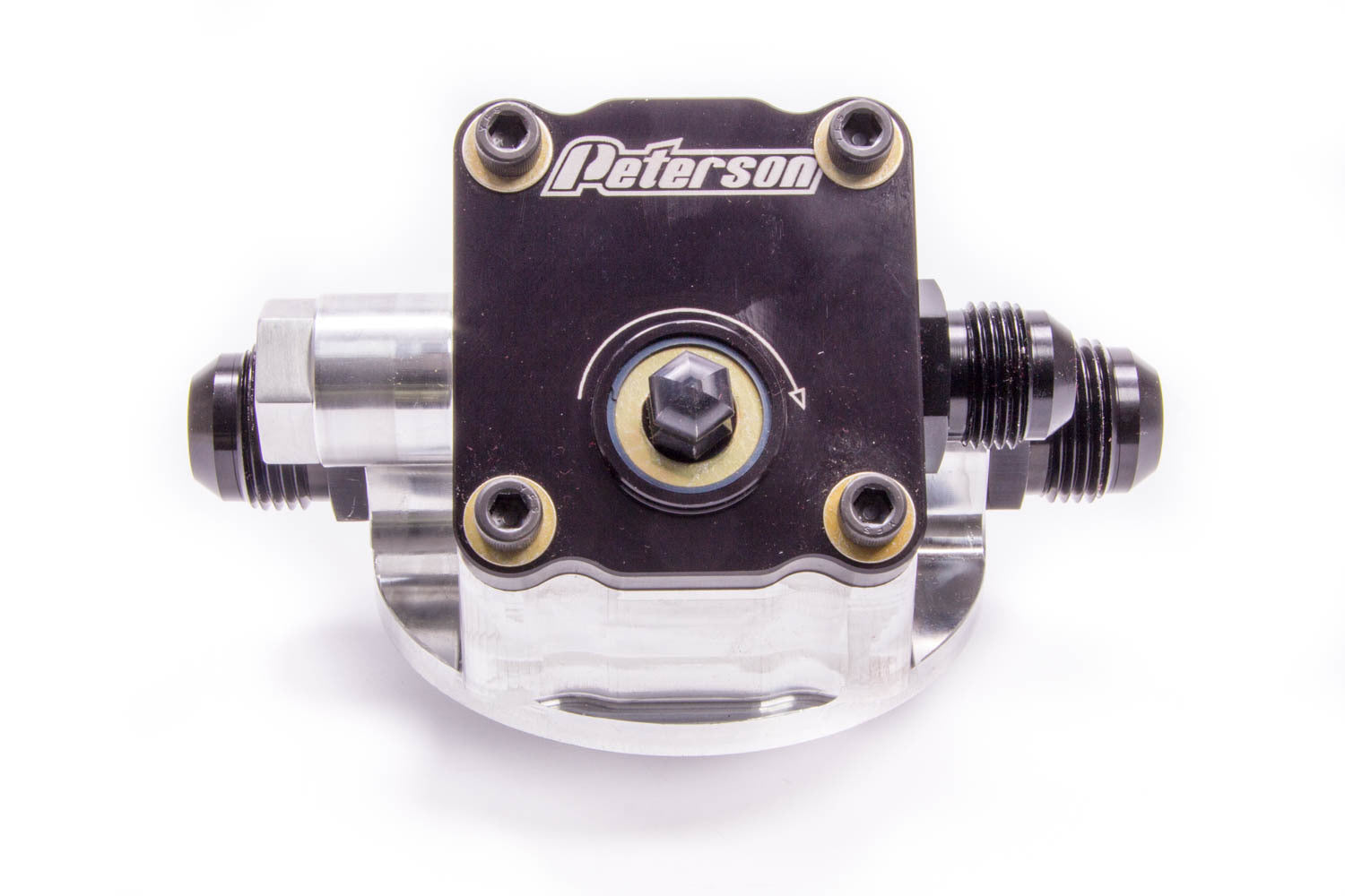 Peterson Fluid Systems Primer Filter Mount -10AN Chevrolet - Right to Left
