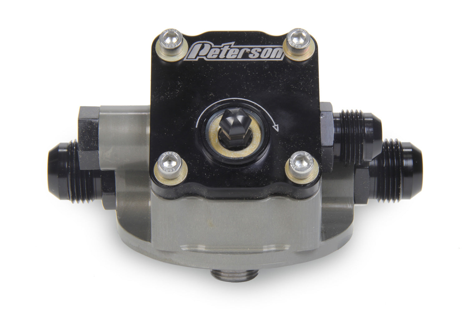 Peterson Fluid Systems Primer Filter Mount -12AN Chevrolet - Right to Left
