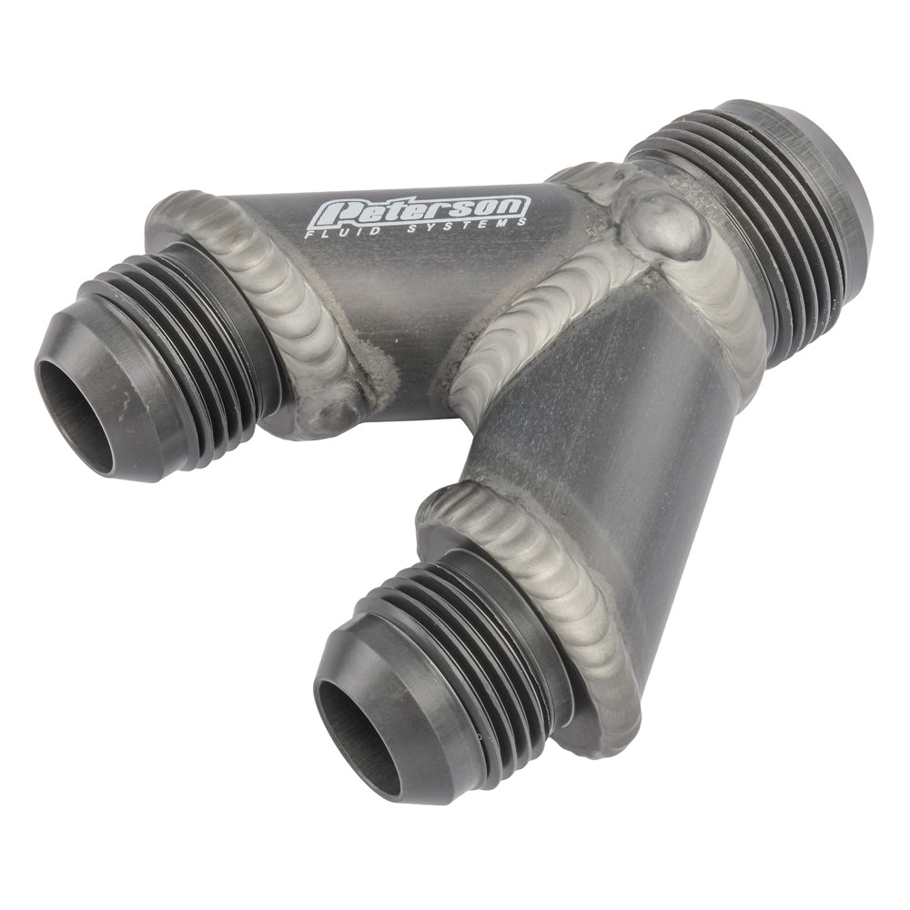 Peterson Fluid Systems Y-Manifold -16AN Male To -10/10