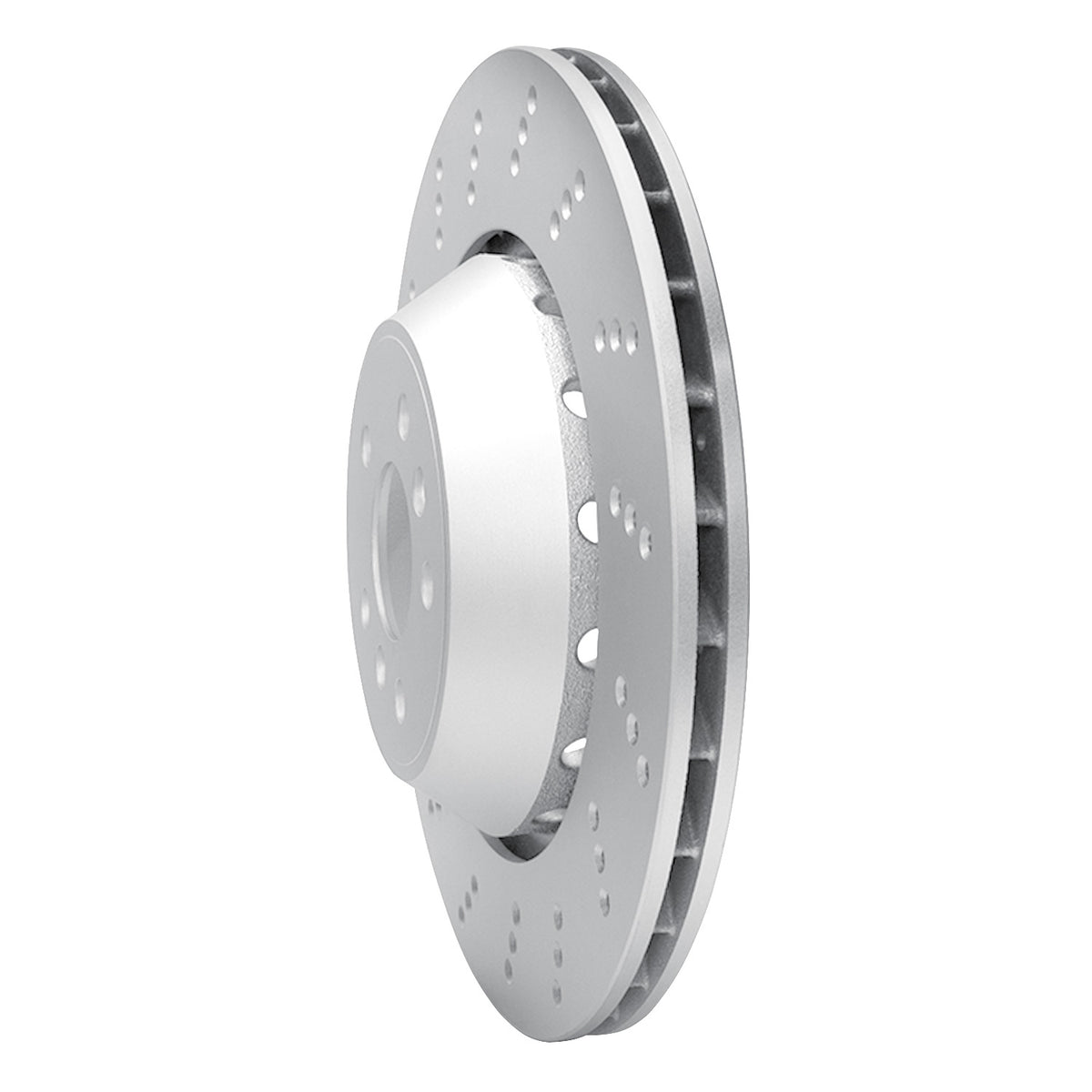 R1 2020-2025 BMW X3 Left Rear GeoSPEC Coated Rotor - Drilled