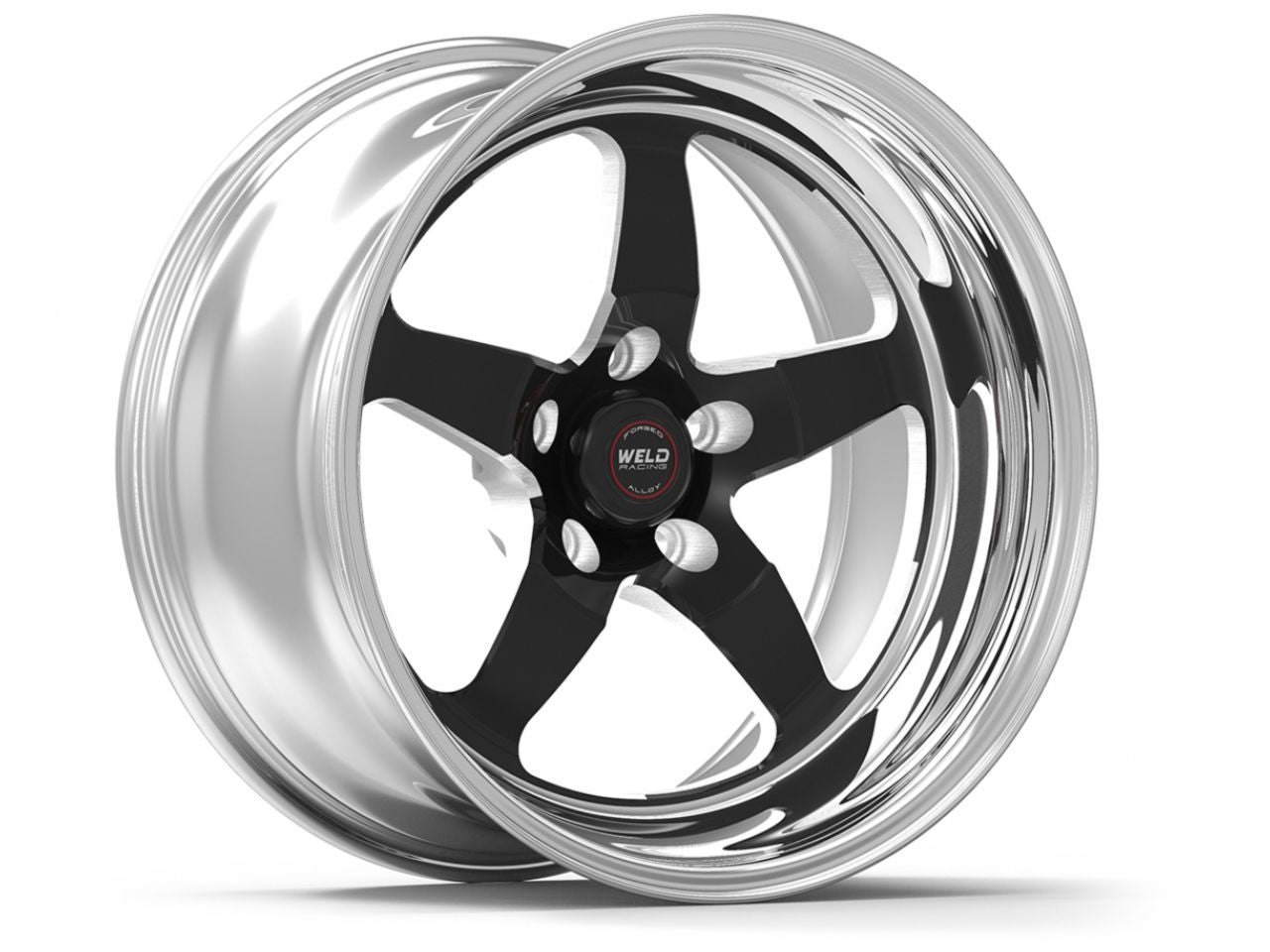 Weld S71 20X10.5 / 5x120mm BP / 7.3in. BS Black Wheel (High Pad) - Non-Beadlock
