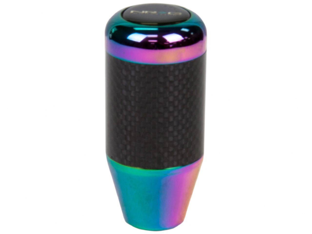 NRG Universal Fatboy Style Shift Knob w/Neochrome & Real Carbon