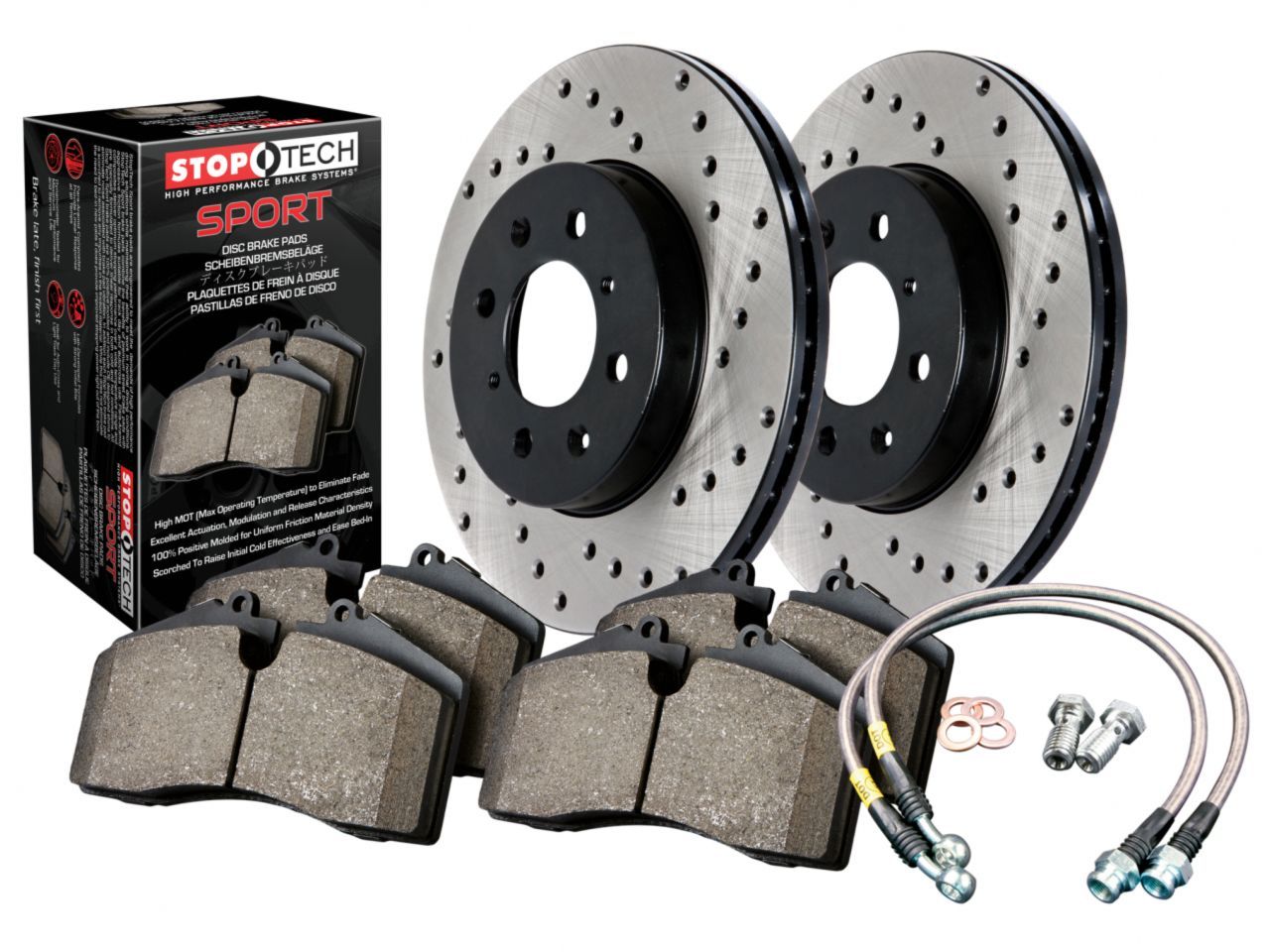 Sport Axle Pack, Slotted, Front