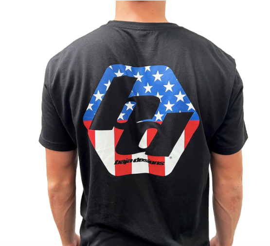 Baja Designs Freedom Mens T-Shirt Universal - Small Black