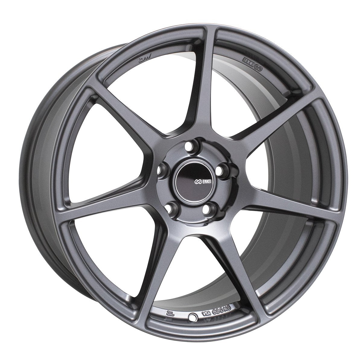 Enkei TFR 19x8.5 5x114.3 35mm Offset 72.6 Bore Diameter Matte Gunmetal