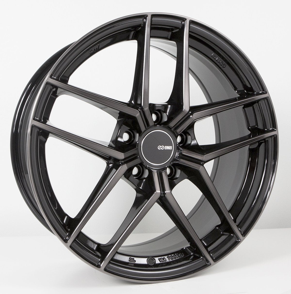 Enkei TY-5 18x8 5x108 40mm offset 72.6mm Bore Black Pearl