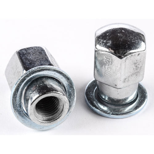 Weld Closed End Lug Nuts w/Centered Washers 7/16in. RH - 5pk.