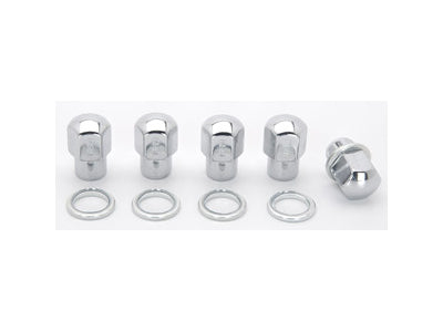 Weld Closed End Lug Nuts w/Centered Washers 1/2in. RH - 5pk.