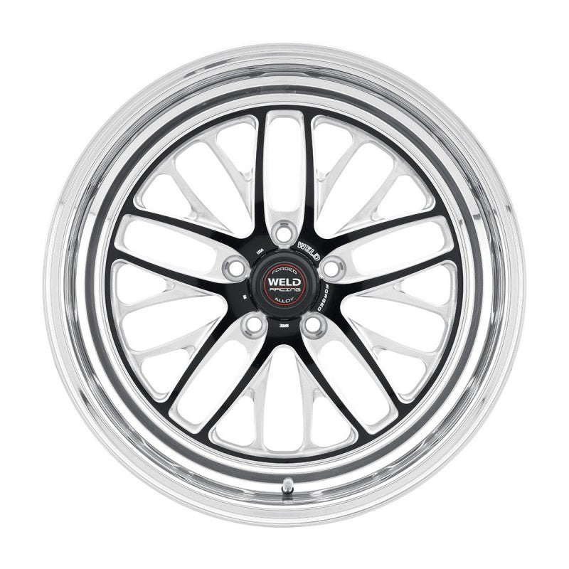 Weld 18X5.0 S82 5X4.75 2.1BS (-23mm offset) Black 3.18 ID High Pad