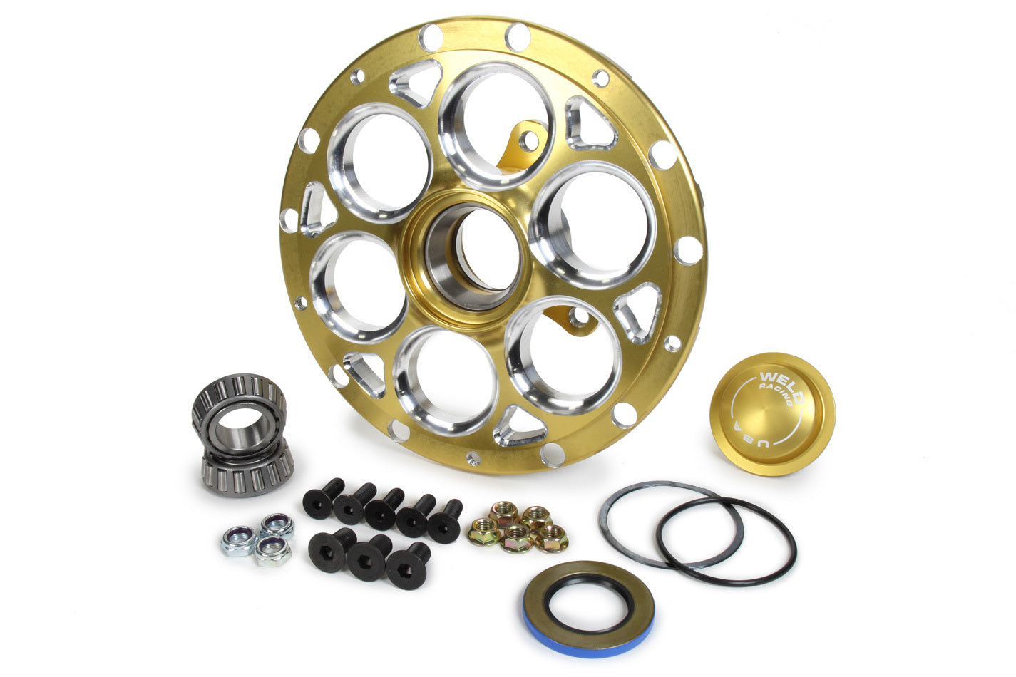 Weld Magnum Hub - Straight Shaft 13in./15in. w/3-Lug Rotor Mount