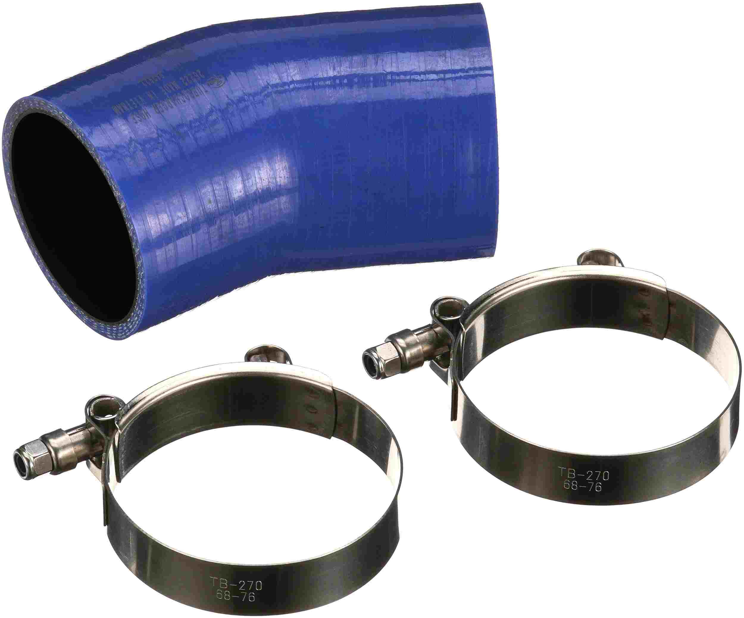 Gates 04-07 Ford Super Duty V-8 6.0L Diesel Turbo To Pipe Hot Side Turbocharger Hose Kit (Molded)