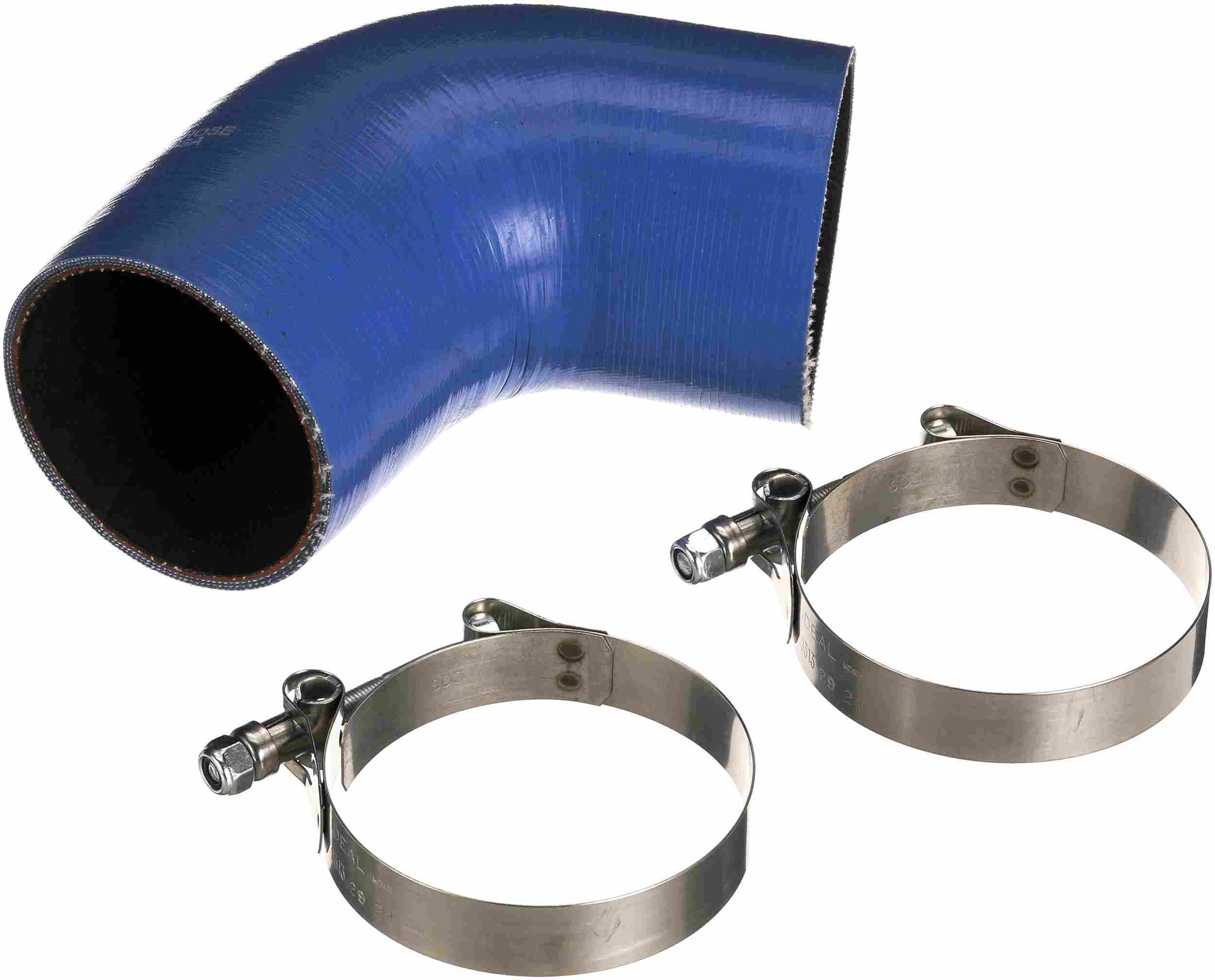 Gates 01-10 Chevrolet Silverado V-8 6.6L Diesel Hot Side Turbocharger Hose Kit (Molded)