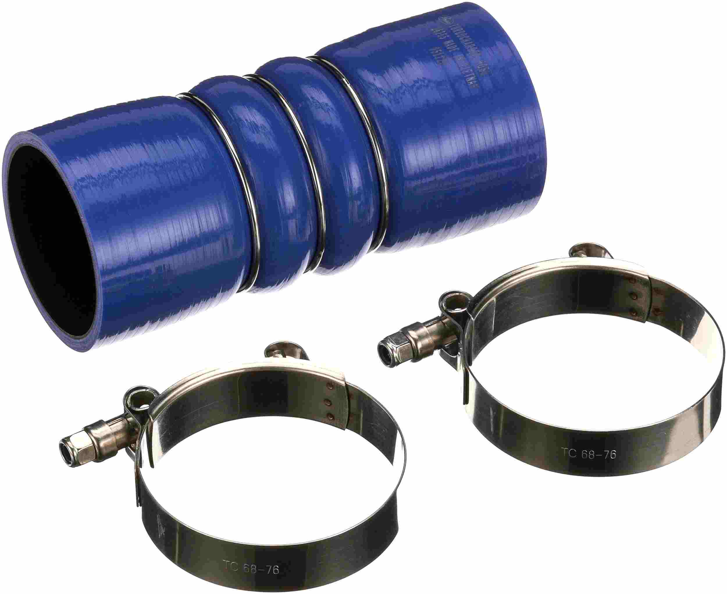 Gates 11-16 Chevrolet Silverado V-8 6.6L Diesel Pipe To Pipe Hot Side Turbocharger Hose Kit (Molded)