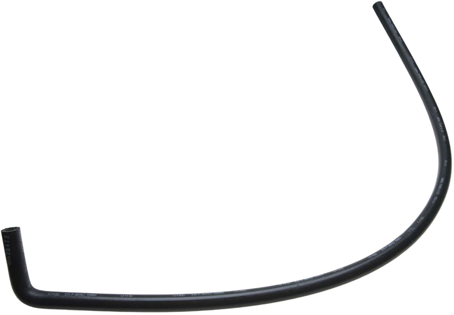 Gates 52inch L x 5/8in ID 90 Degree Molded Heater Hose 94-02 Dodge Ram Pickup V8 5.9L Heater To Pipe