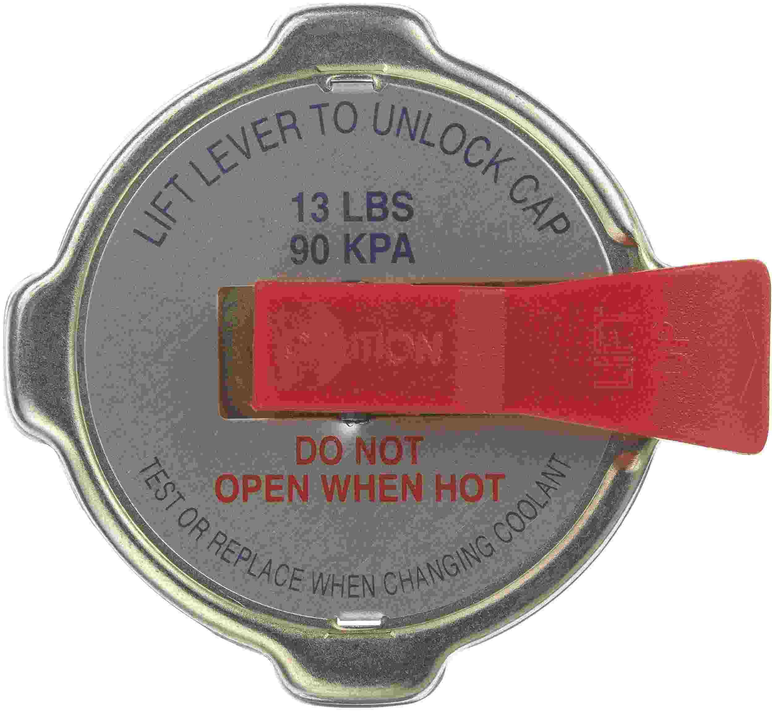 Gates 80-96 Ford F-Series Pickup V8 5.0L Safety Release Radiator Cap - 13 psi