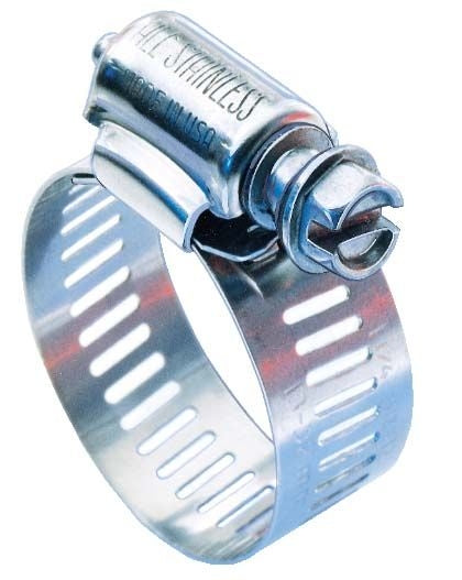 Gates Stainless Steel Heavy-Duty Clamp Size 1 (Hose ID 5/32in-1/2in / Range 1/4in-5/8in)