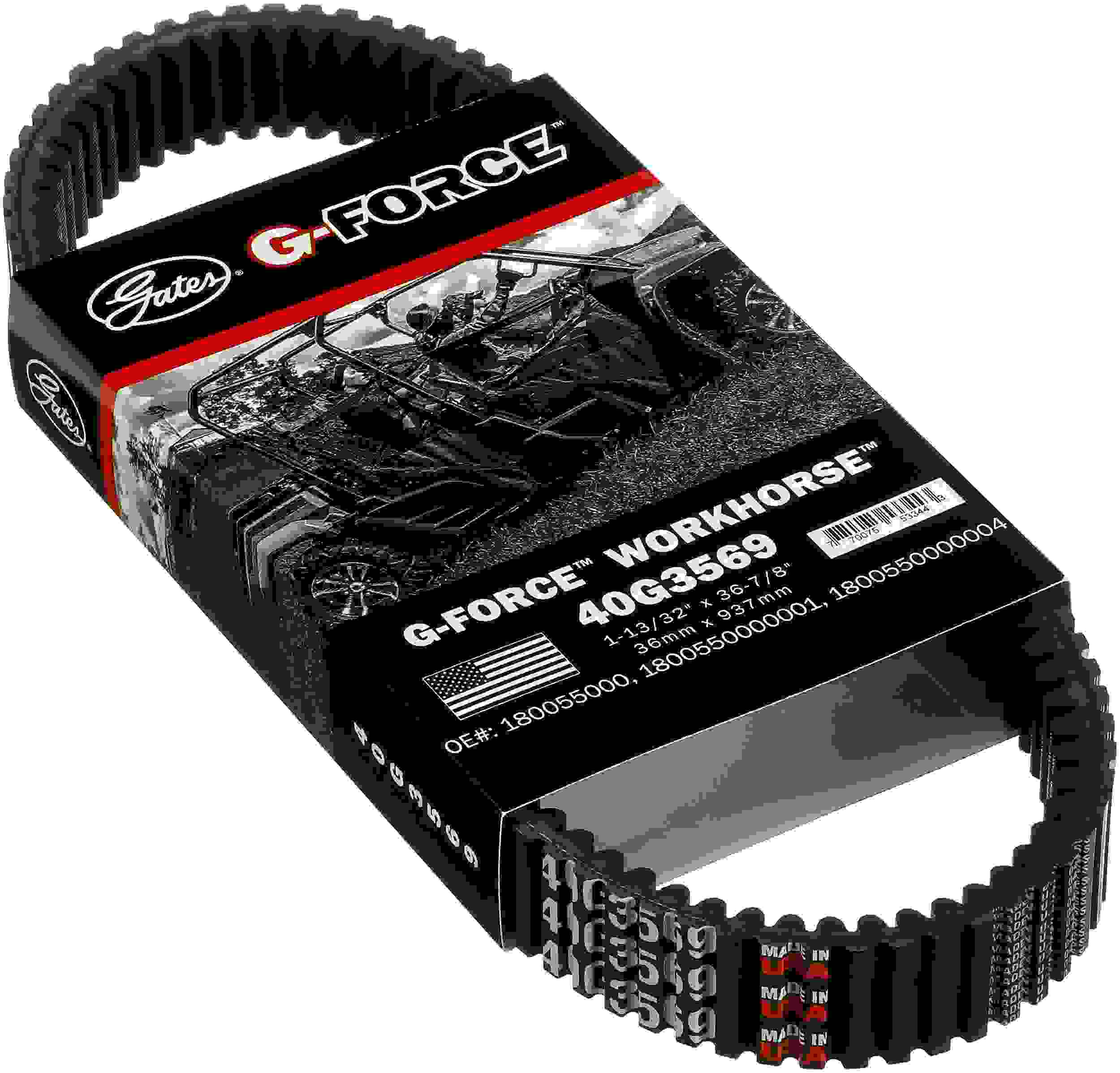 Gates 08-09 Chironex Bandito 500 493cc G Force CVT Belt