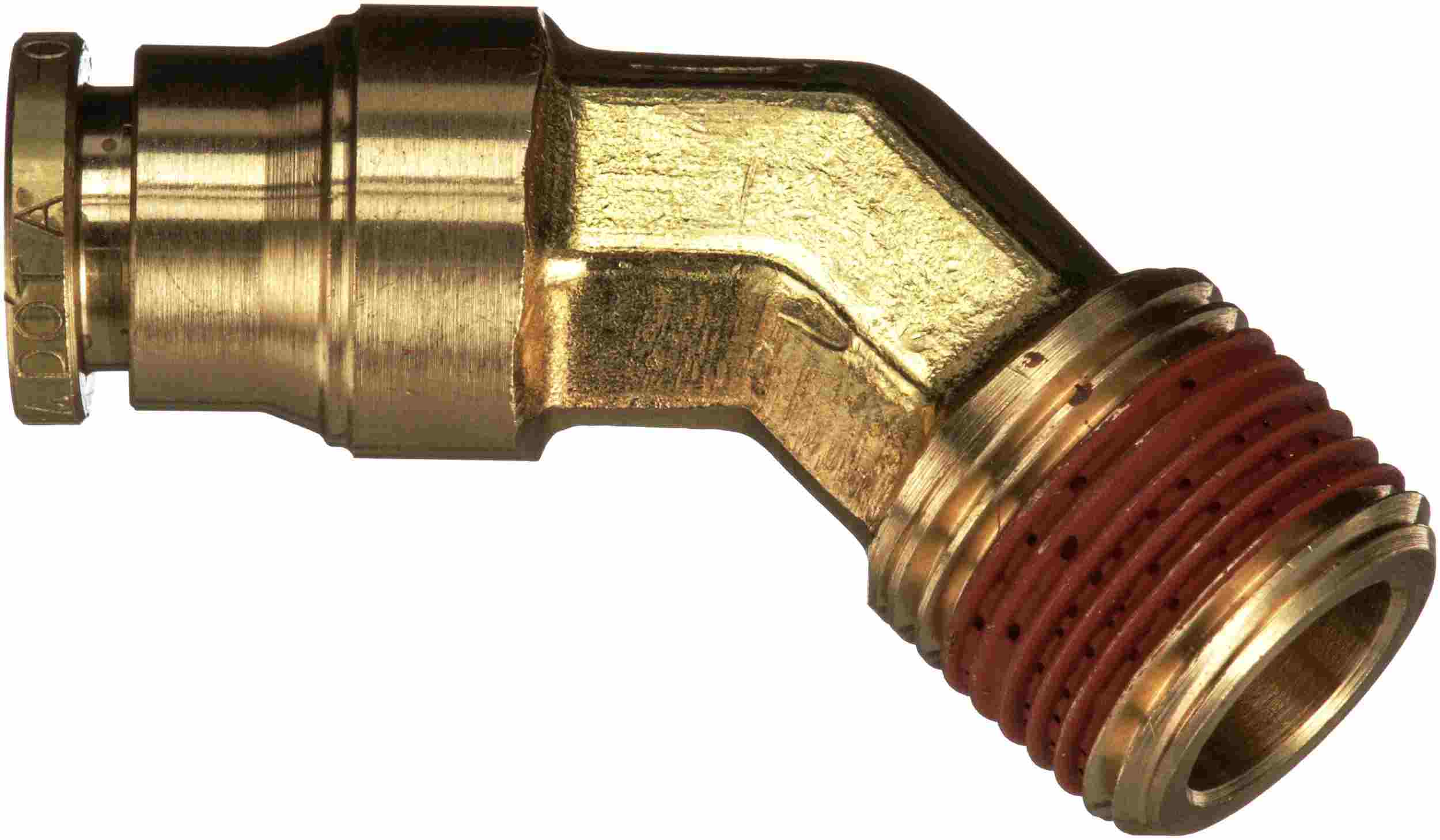 Gates 45 Degree SureLok Air Brake To Male Pipe Fitting