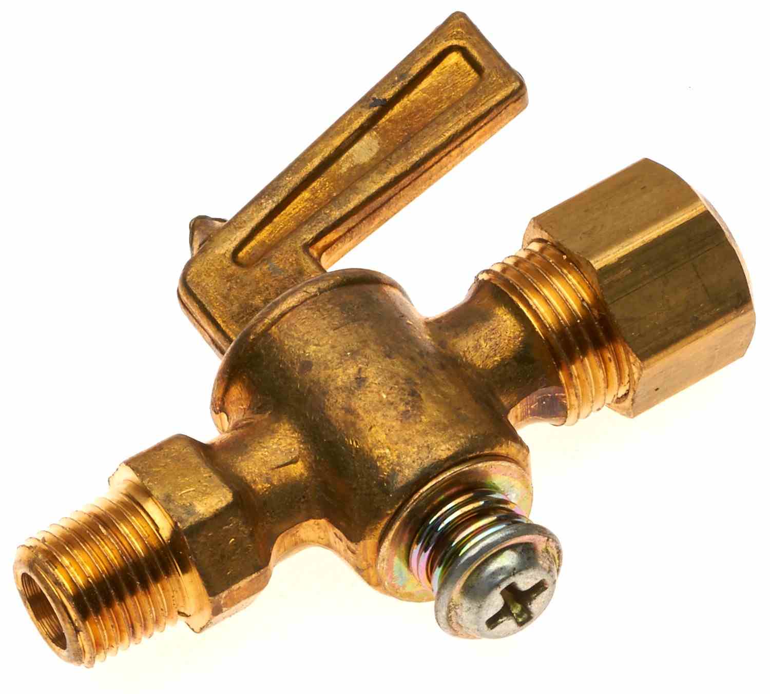 Gates Copper Tubing Industrial Compression to Male Pipe Run Shut-Off Cock Valve - 5/16in OD