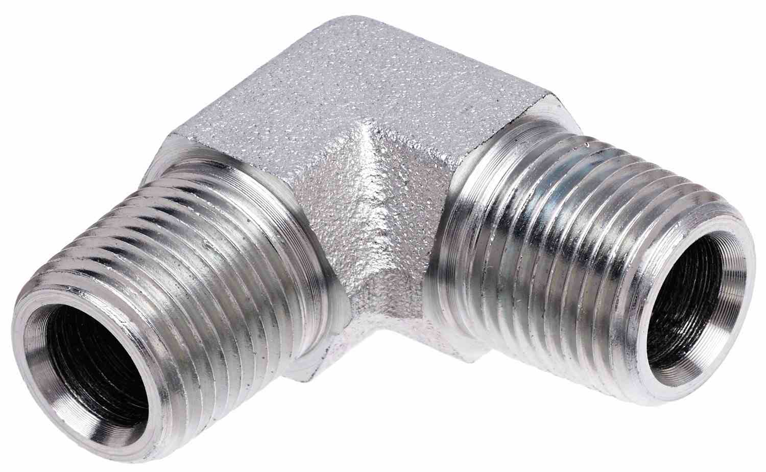Gates Hydraulic Adapter Male Pipe NPTF to Male Pipe NPTF - 90 Deg