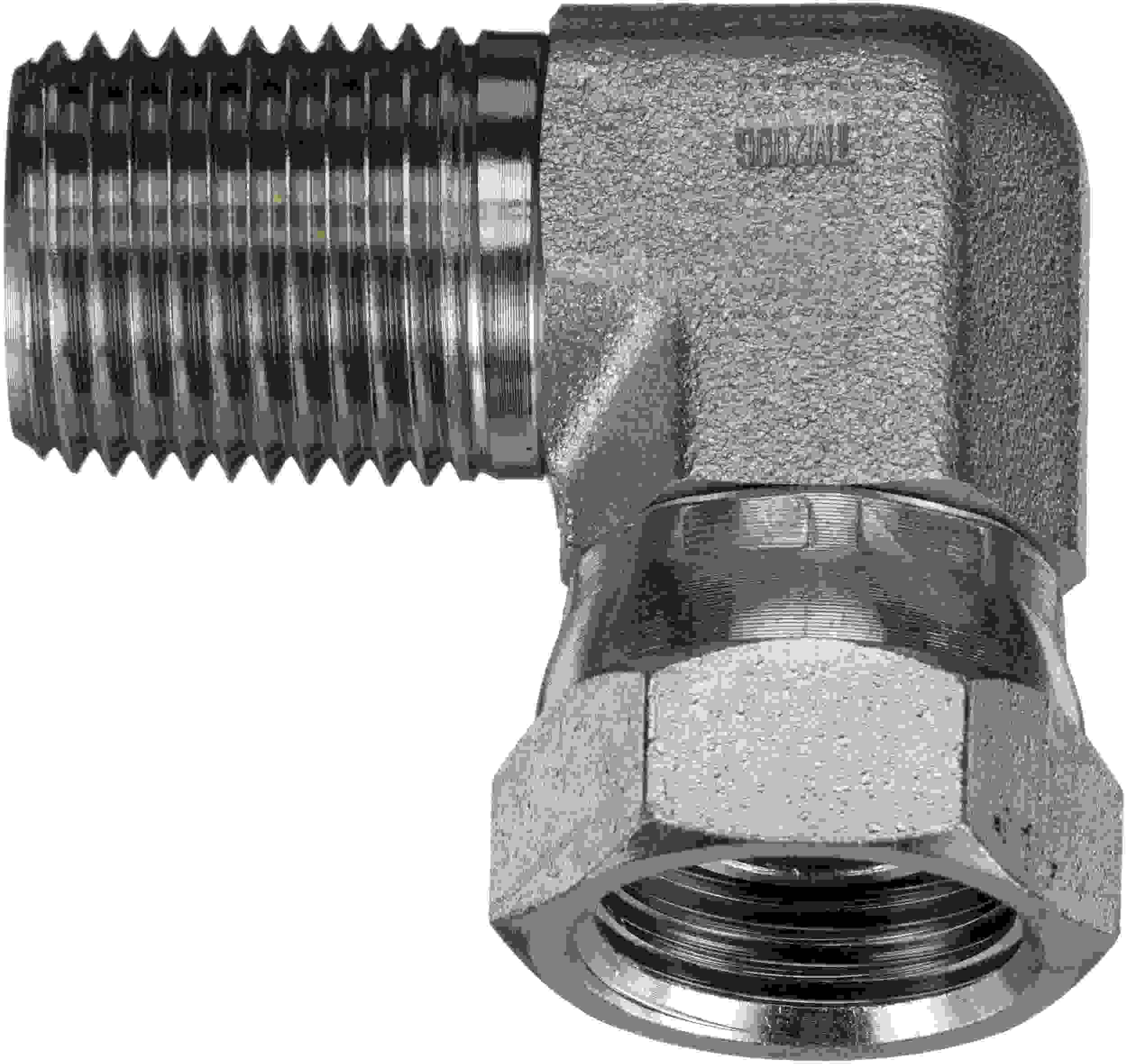 Gates Male Pipe NPTF to Female Pipe Swivel NPSM - 90 Deg