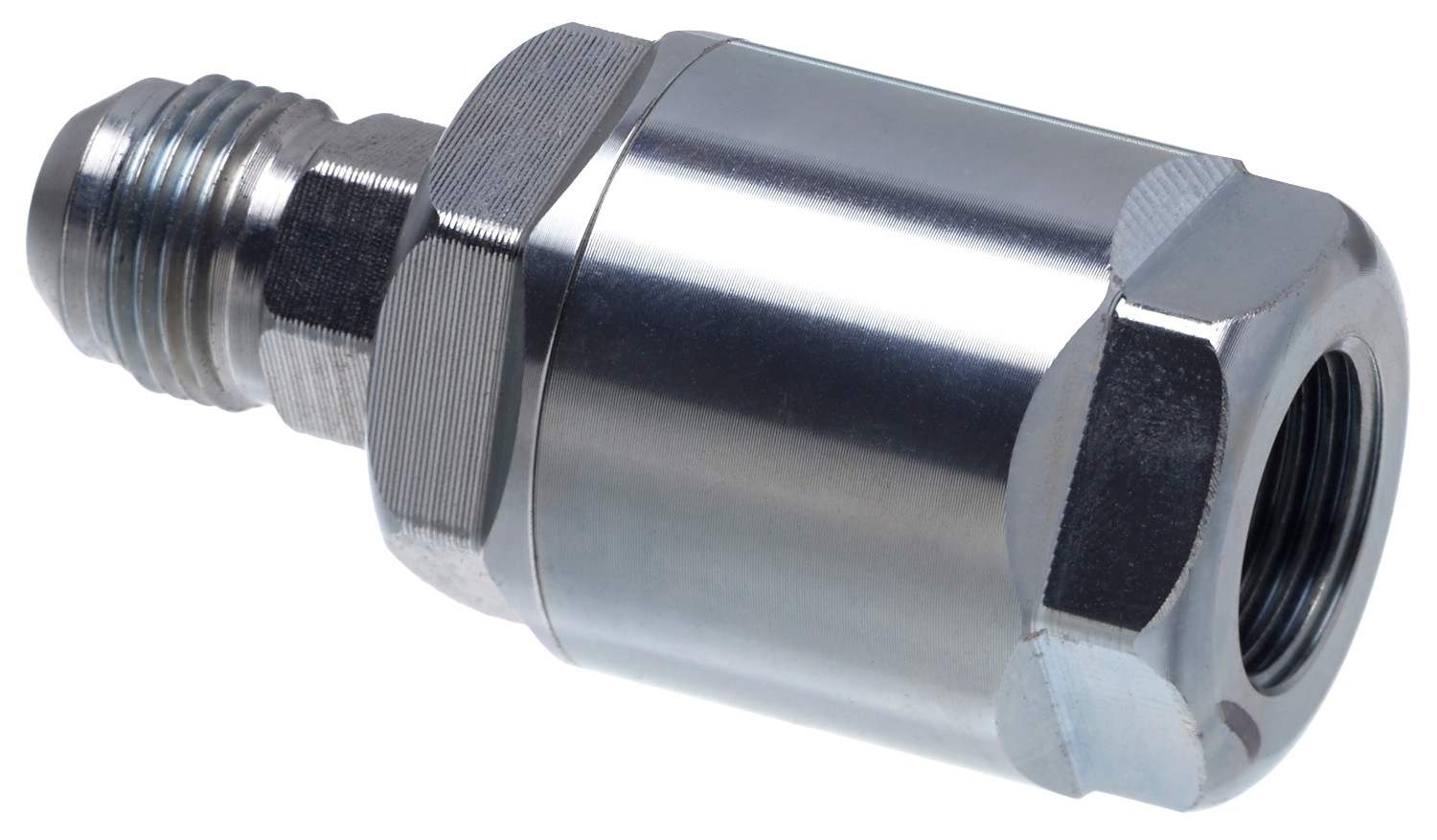 Gates Male JIC to Female Pipe (Live Swivel) 1-5/8in Hex Body 1-1/16 x 12 Thread