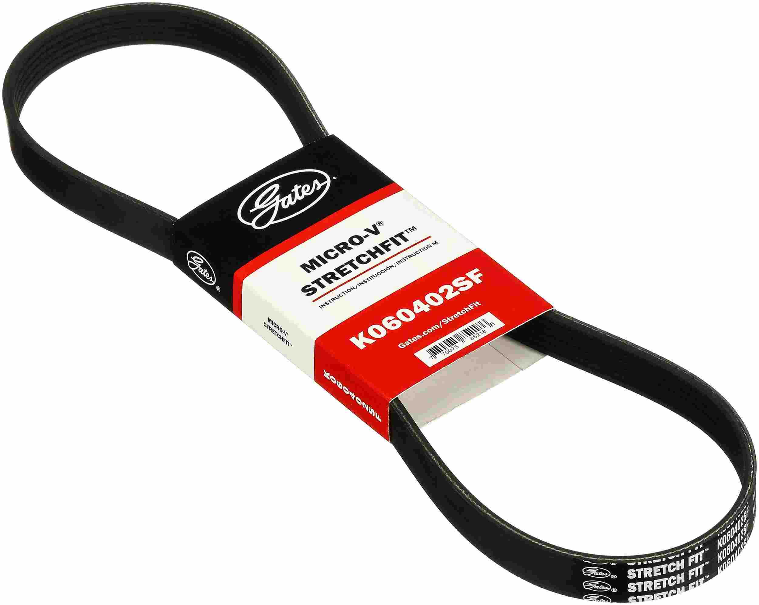 Gates 17-20 Ford Fusion 4-Cyl. 1.5L Serpentine Stretch Fit V-Ribbed Belt