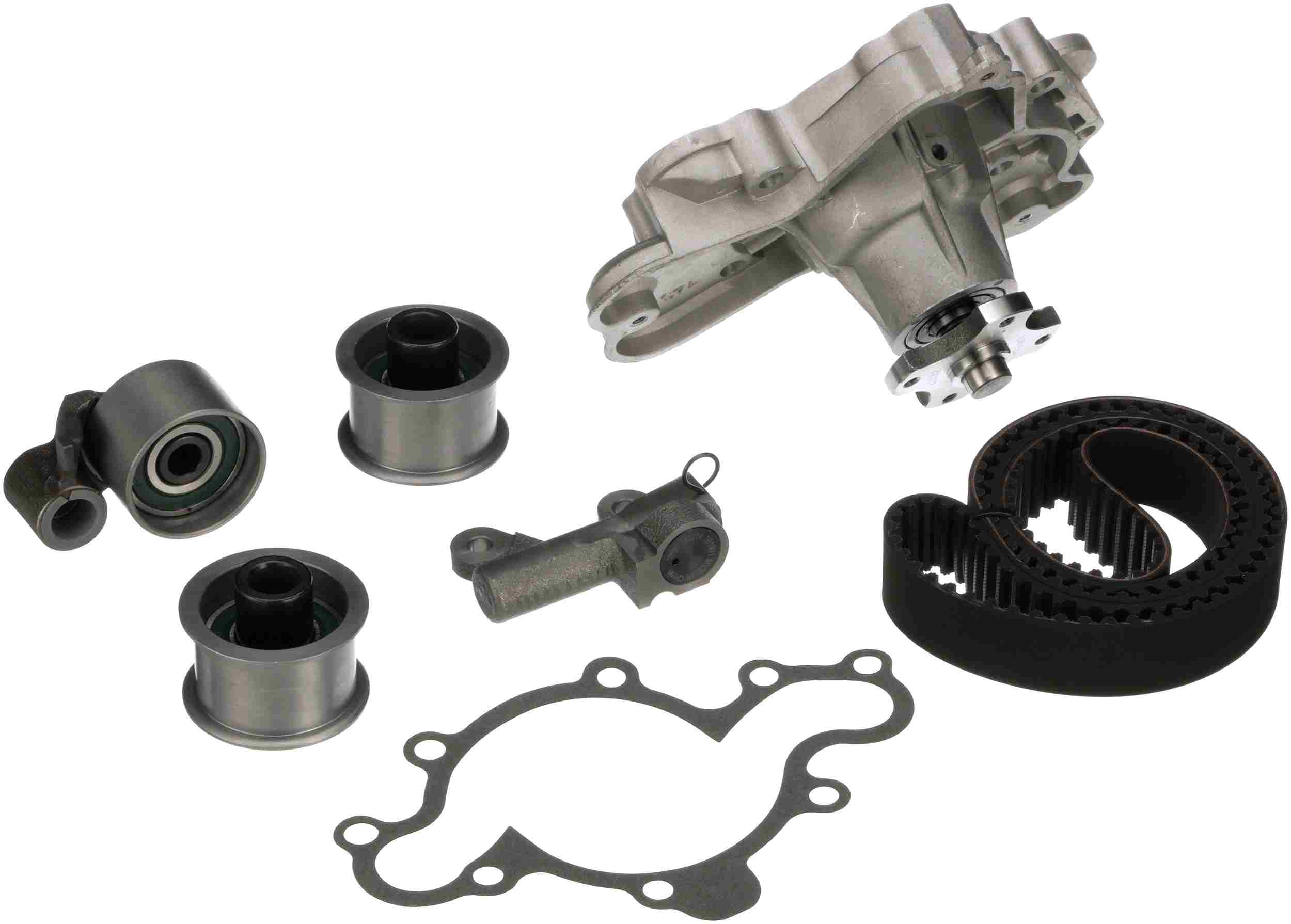 Gates 89-95 Mazda MPV V-6 3.0L Timing Belt Component Kit w/Water Pump