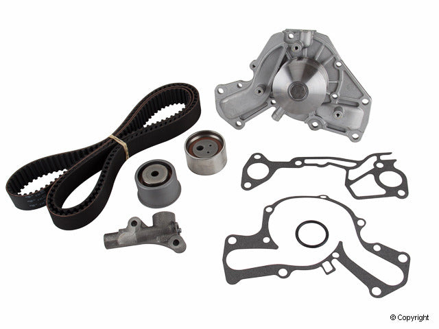 Gates 91-96 Dodge Stealth / 91-99 Mitsubishi 3000GT Timing Belt Component Kit w/ Water Pump