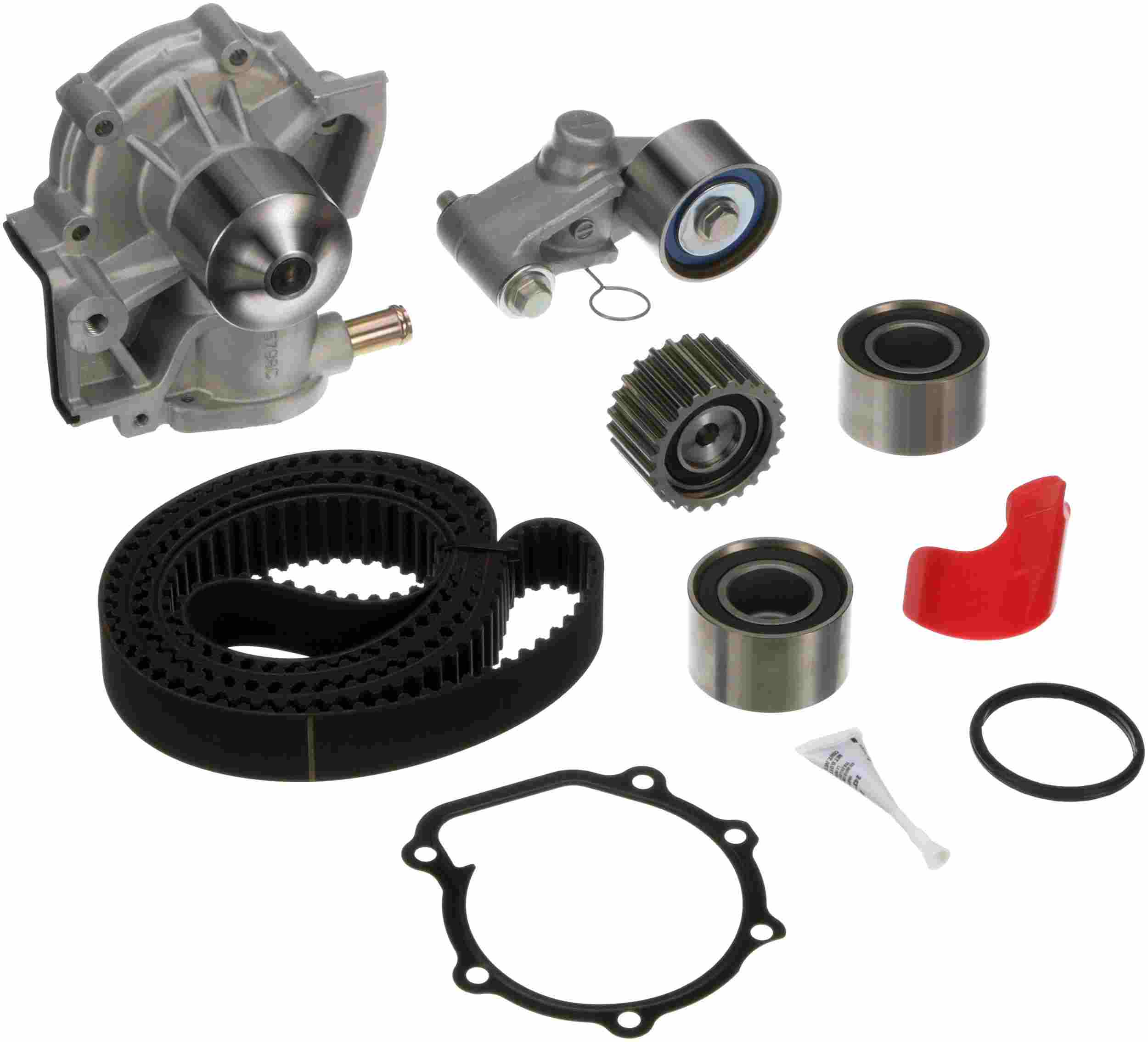 Gates 1999-1997 Subaru Legacy 4-Cyl 2.5L Timing Belt Component Kit w/ Water Pump