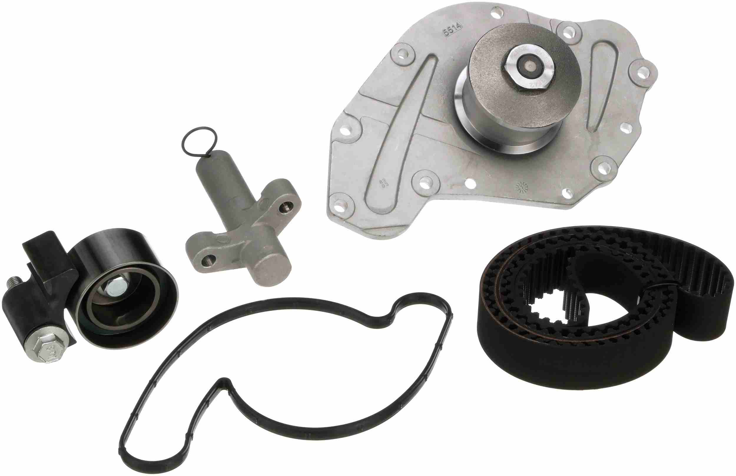 Gates 09-10 Dodge Challenger SE / 06-10 Charger SE/SXT Timing Belt Component Kits with Water Pump