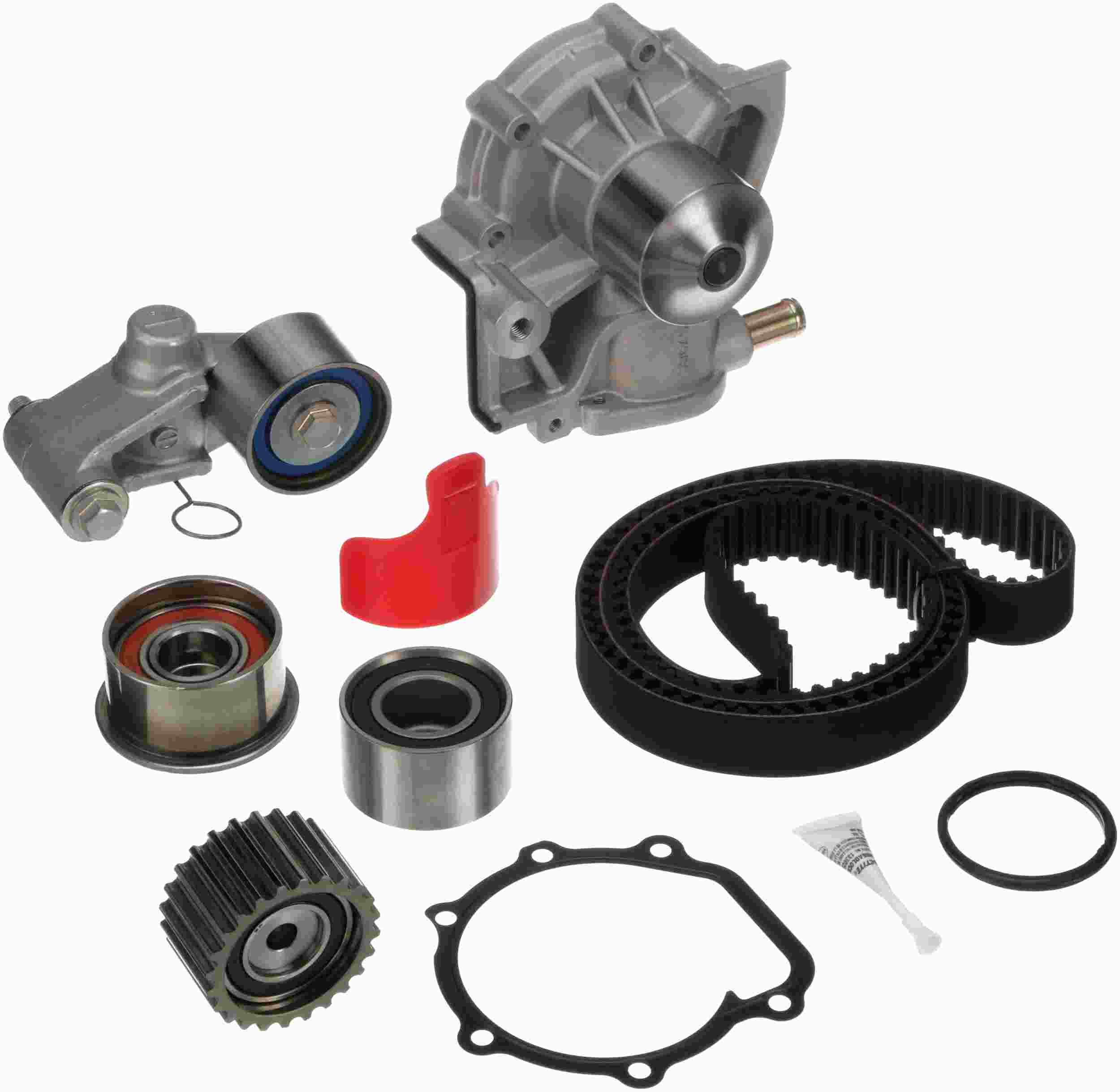 Gates 1999-2005 Subaru Forester 4-Cyl 2.5L Timing Belt Component Kit w/ Water Pump