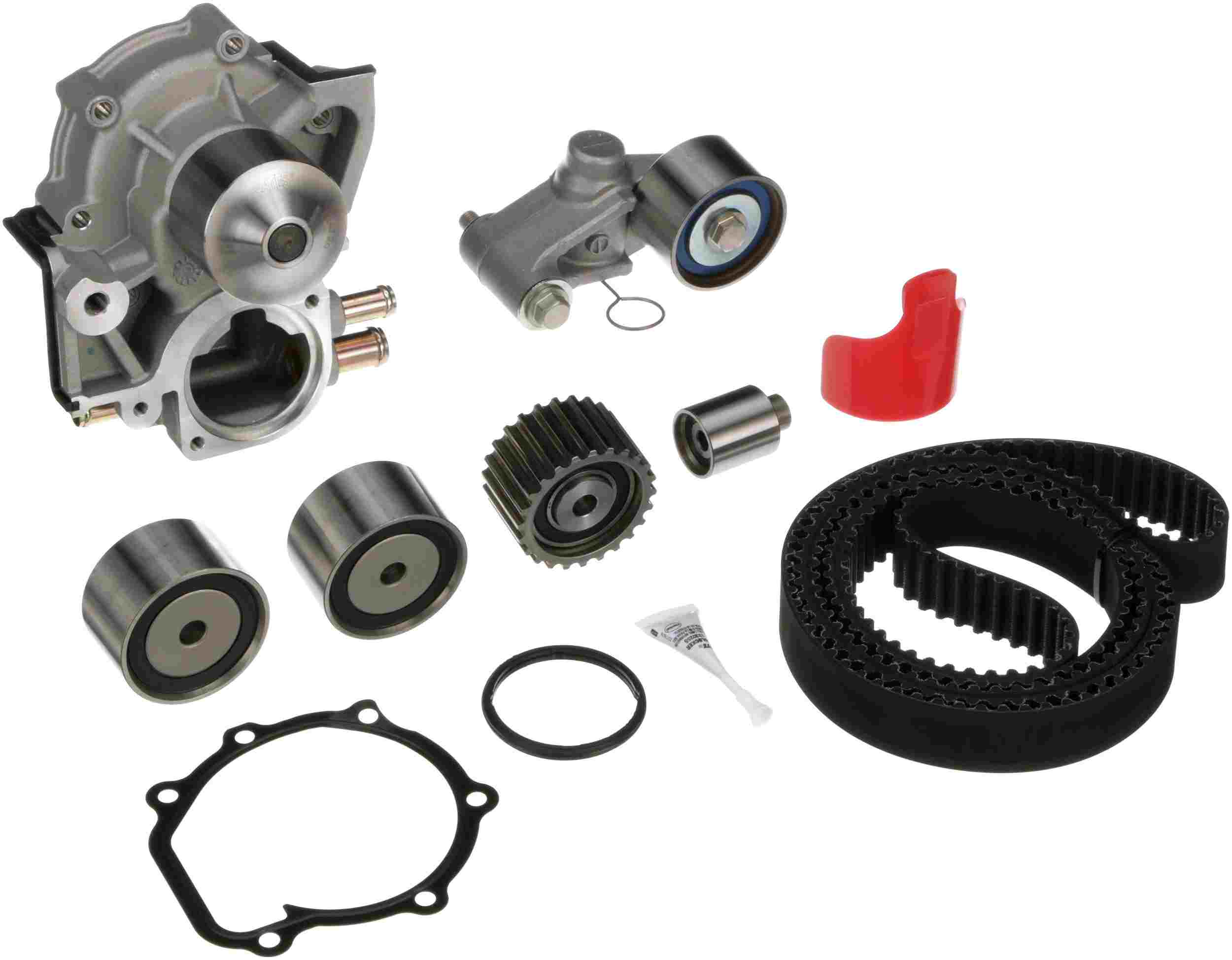Gates 2005-2009 Subaru Outback 4-Cyl 2.5L Timing Belt Component Kit w/ Water Pump